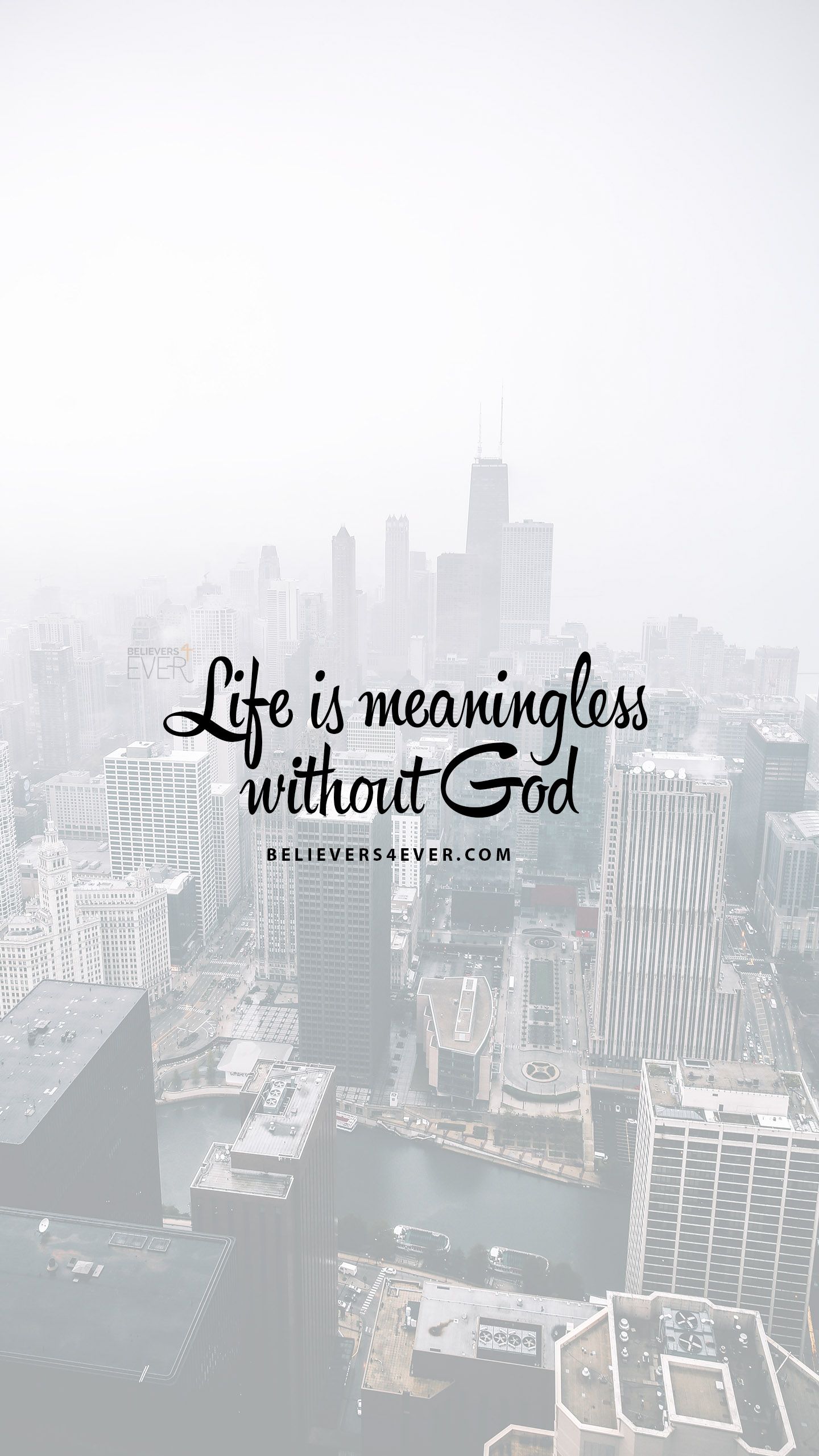 Life is meaningless without God. iPhone wallpaper quotes bible, Bible quotes, Quotes about god