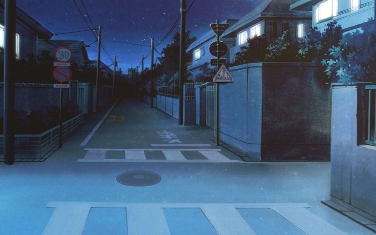 Anime Perfect: Image Of Image Of Anime Background City Street