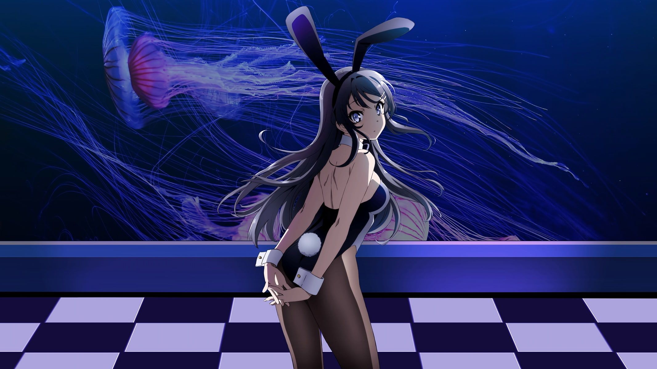 Anime Rascal Does Not Dream of Bunny Girl Senpai Mai Sakurajima P # wallpaper #hdwallpaper #desktop. Bunny girl, Anime, Mai sakurajima