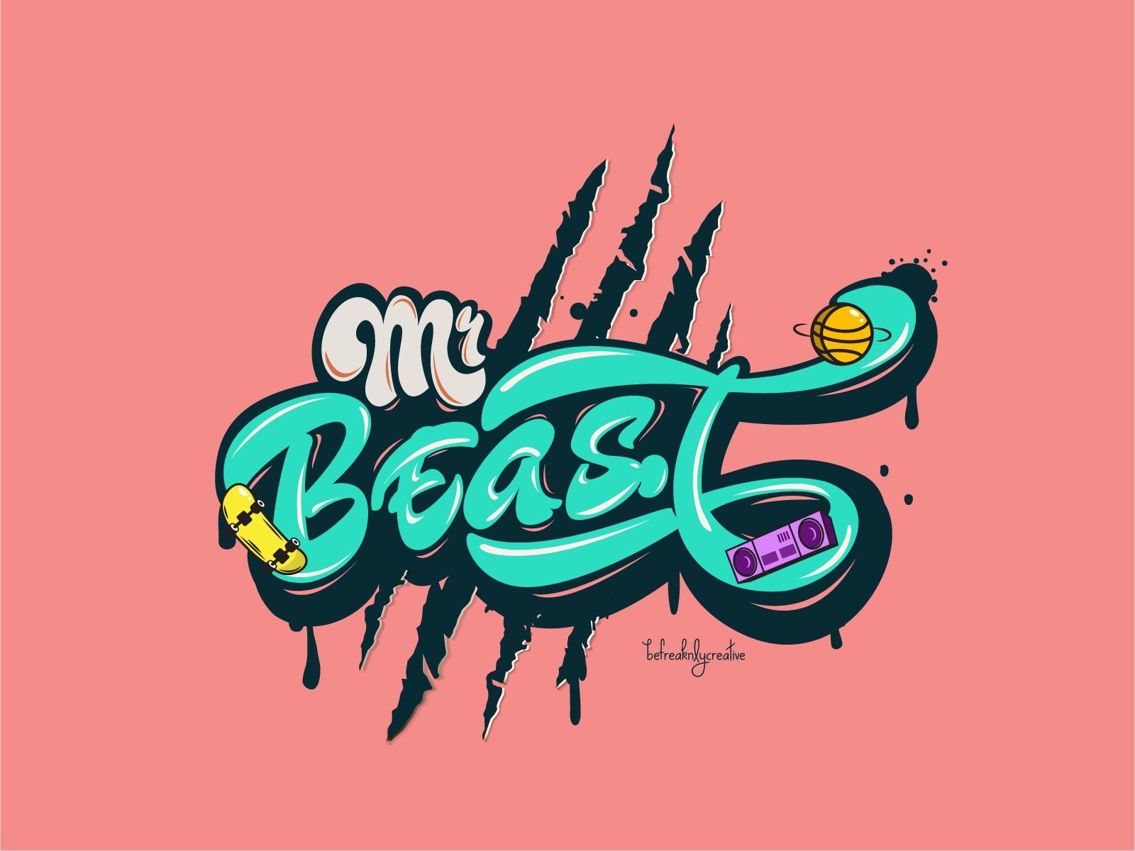 mr beast logo vector  Beast logo Mr beast Beast wallpaper