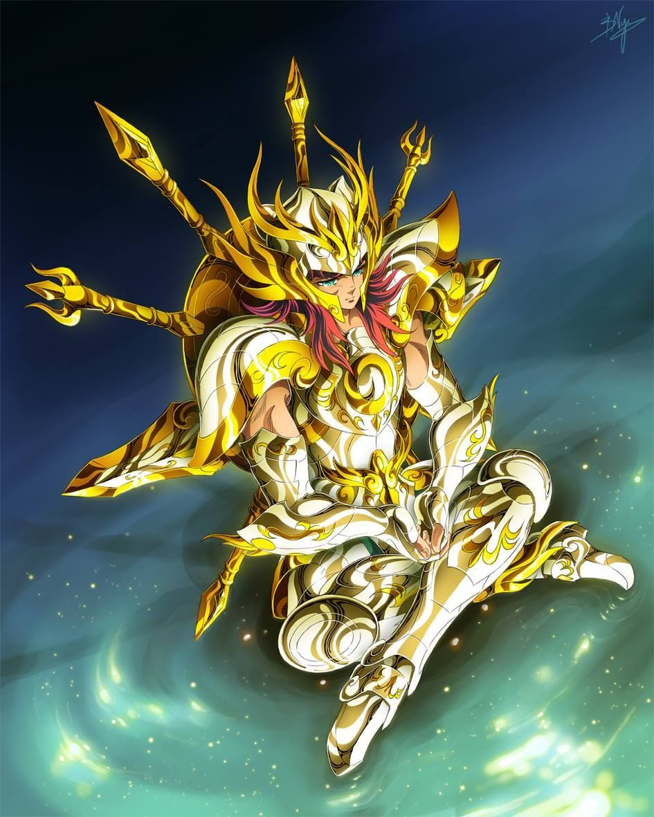 Gold Saint Libra Dohko with Divine Cloth. Saint Seiya Soul of Gold. Artwork by Spaceweaver. Zodiaco, Zodiaco bilancia, Saint seiya