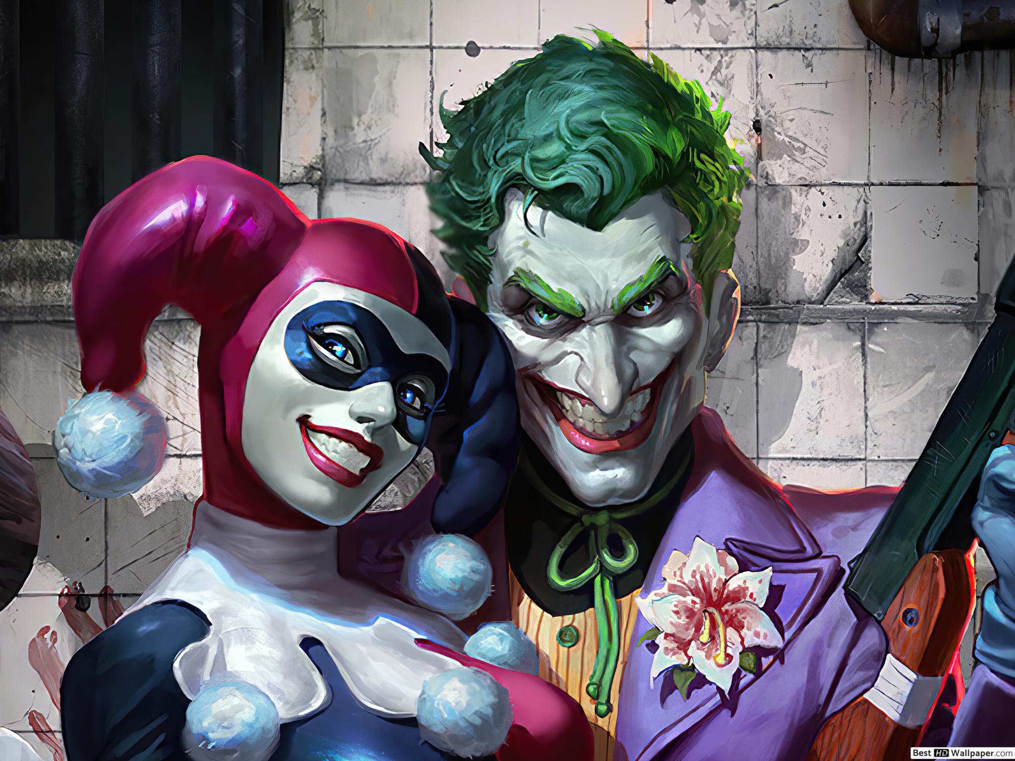 Joker ♥ Harley Quinn HD wallpaper download
