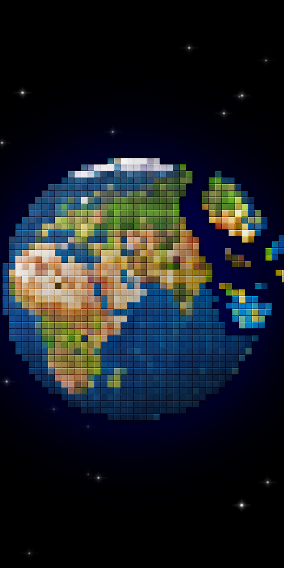 Artistic Pixel Art (1080x2160) Wallpaper