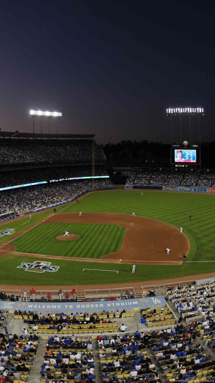 Los Angeles Dodgers Baseball Stadium Wallpaper HD Desktop Background