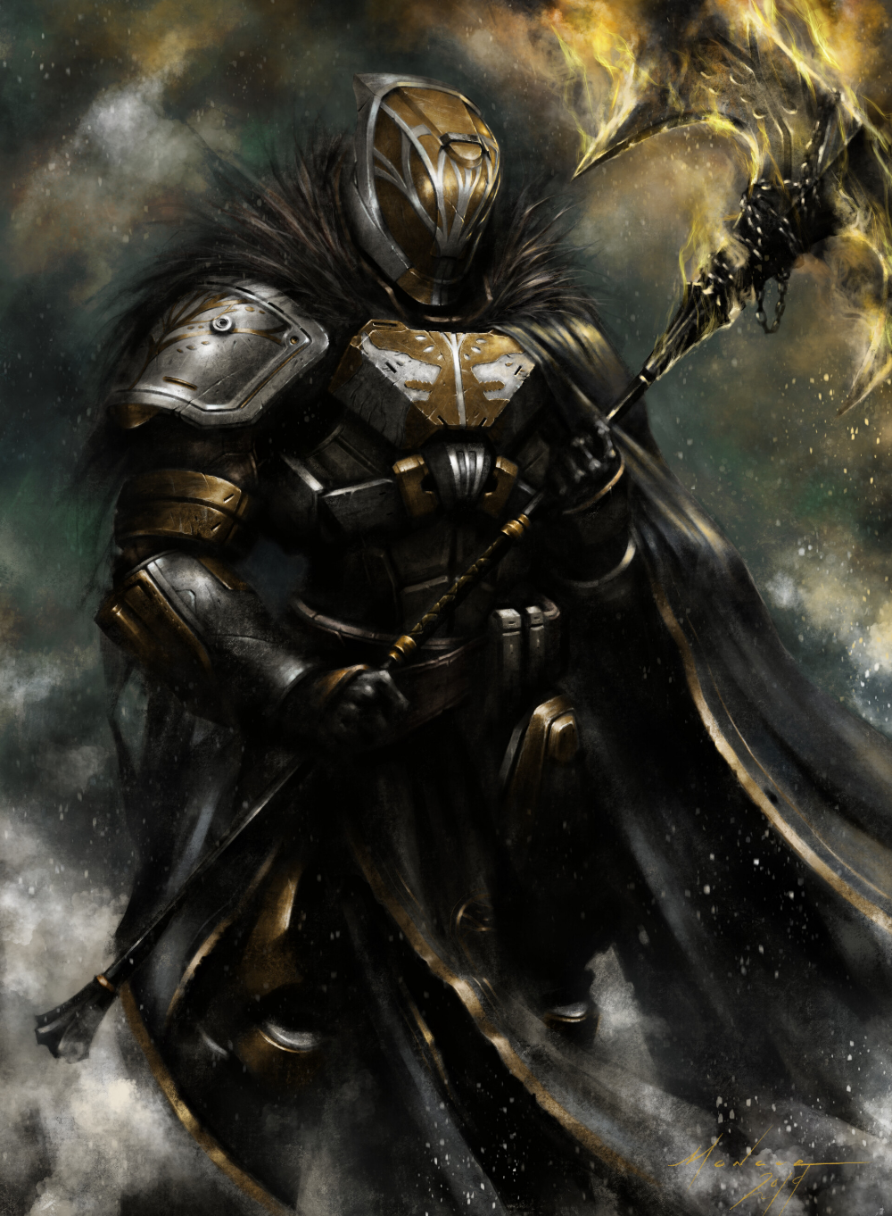 Lord Saladin Fan Art, Brian Moncus. Destiny background, Destiny comic, Destiny