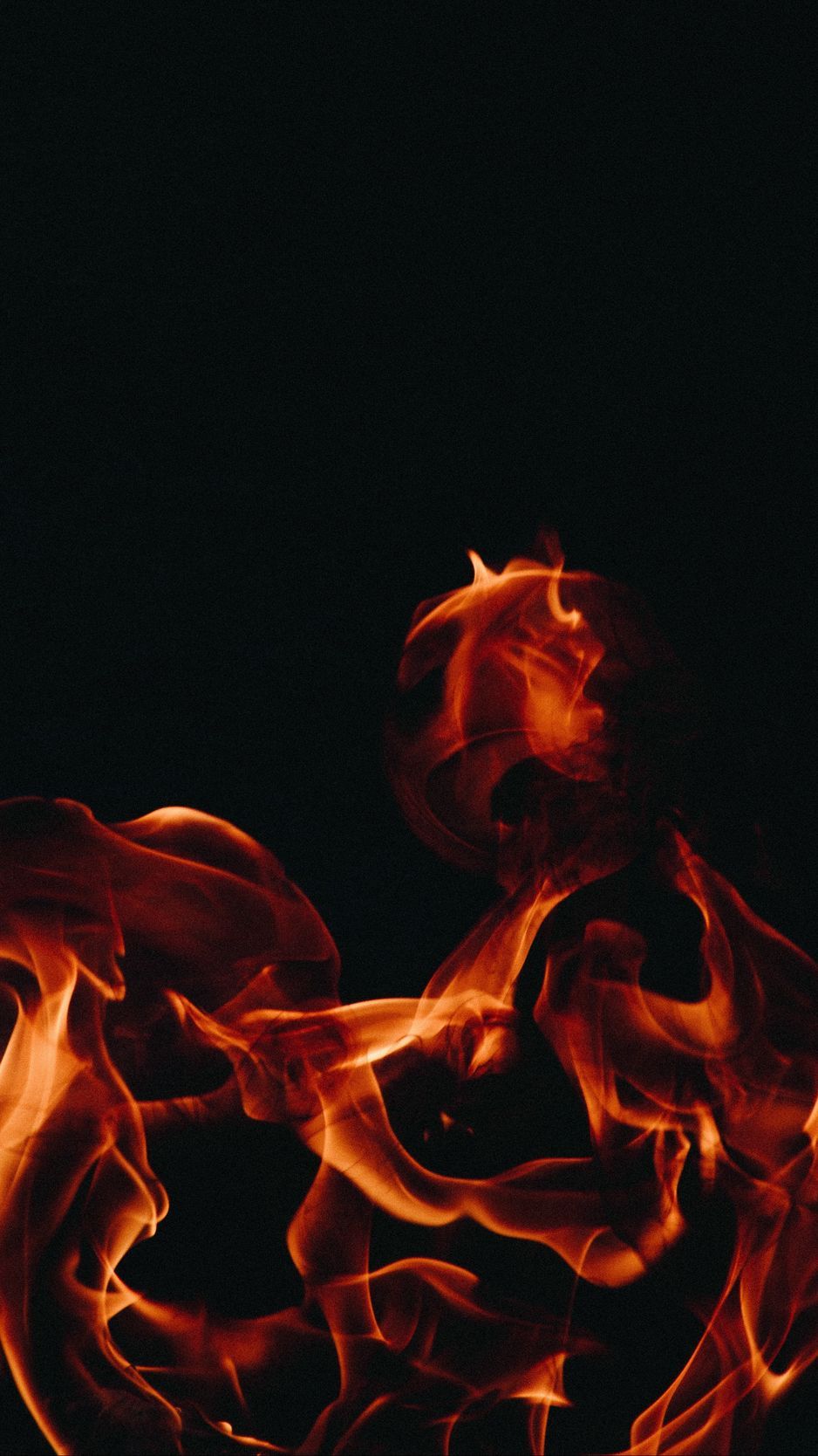 Download Wallpaper 938x1668 Fire, Flame, Dark Background Iphone 8 7 6s 6 For Parallax HD Background