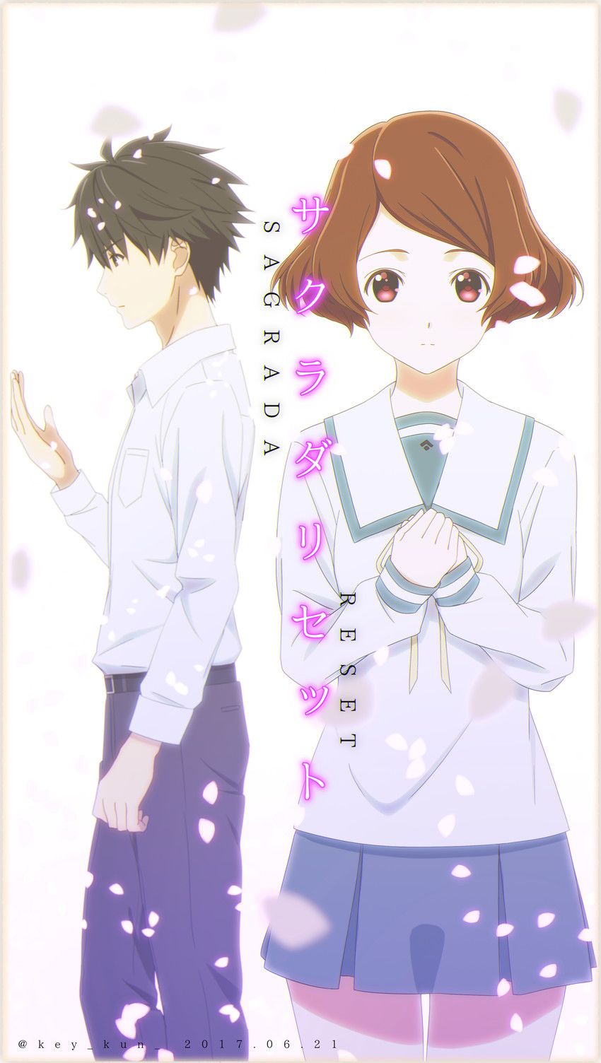 misora haruki and asai kei (sakurada reset) drawn