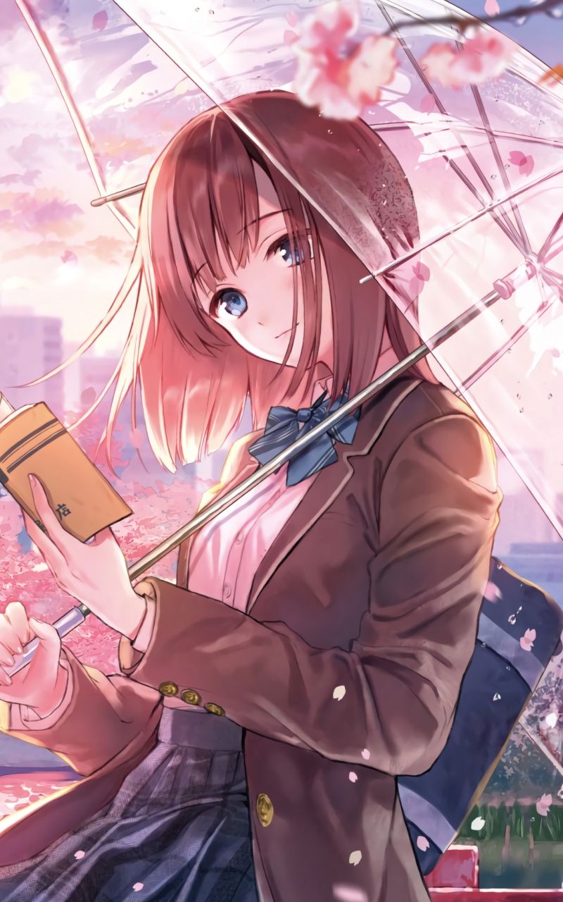 Beautiful Anime Girl Art 4K Wallpaper iPhone HD Phone 7760g