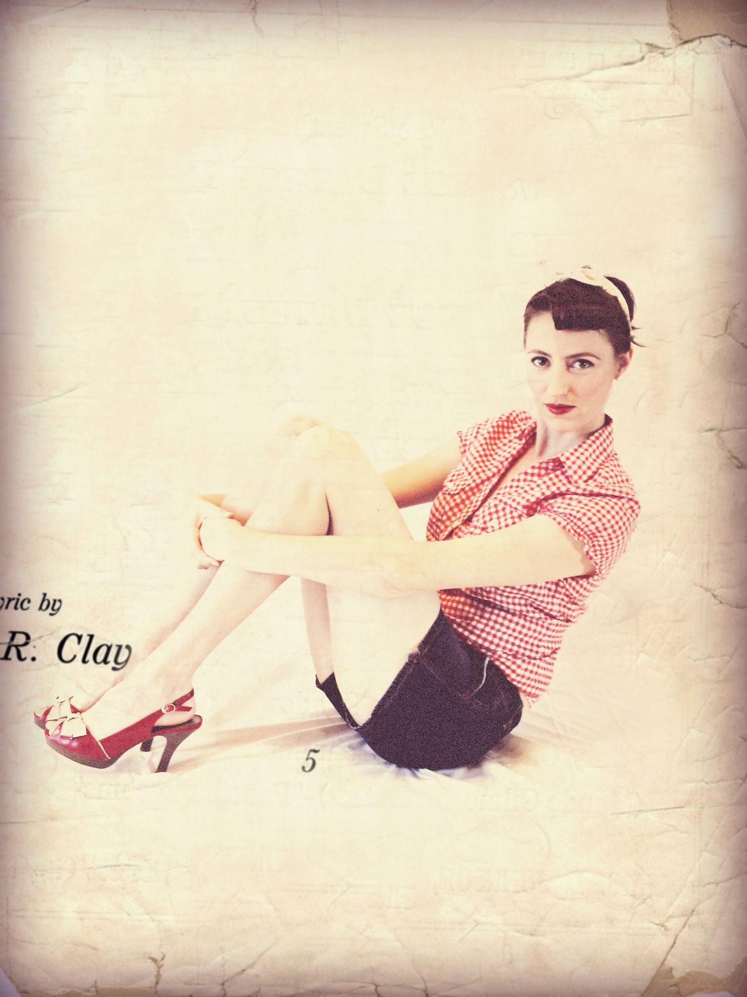 How to Edit Pin Up Pics for Vintage Poster Effect. See. Cate. Create