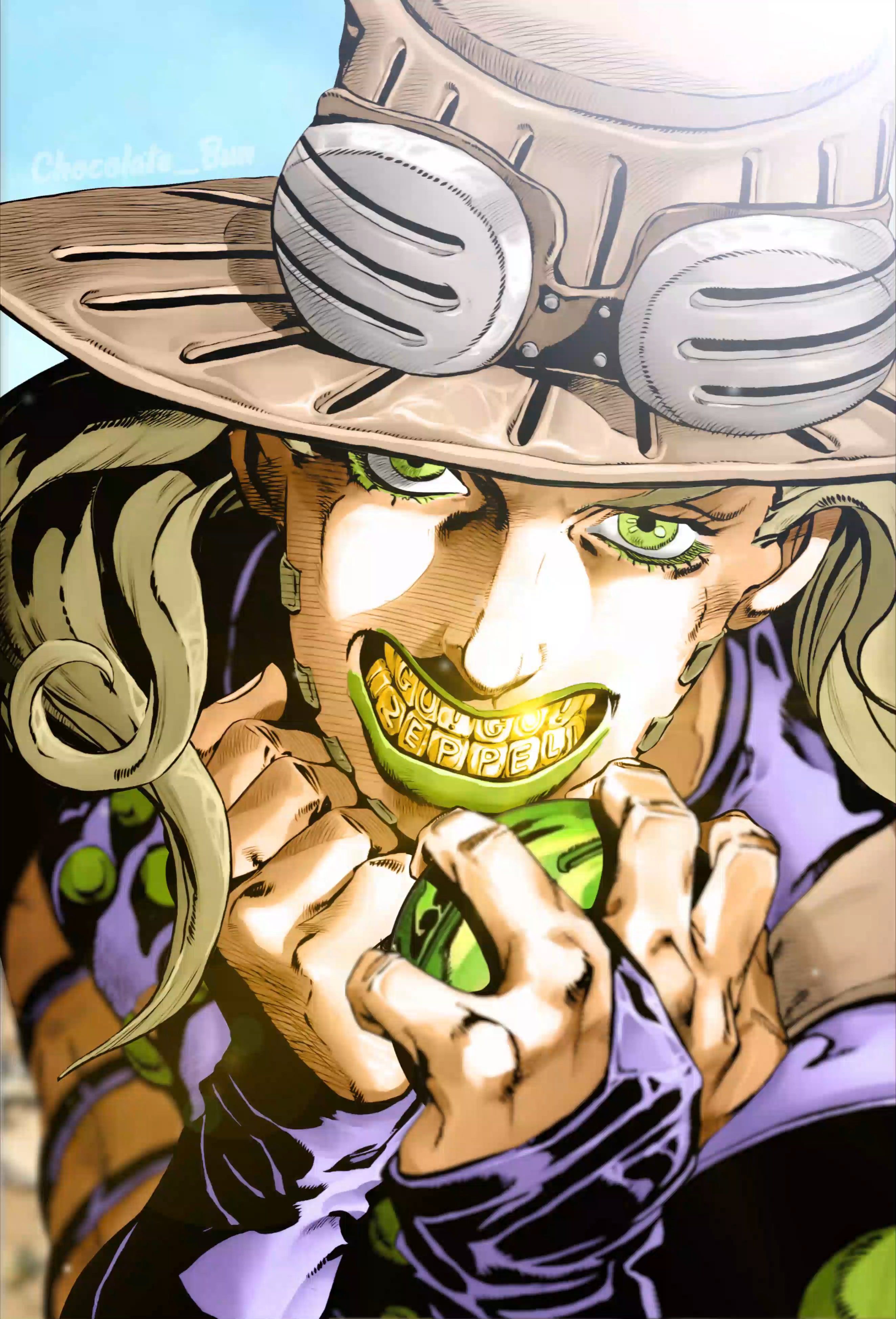 Fanart Animated Gyro Zeppeli in all his magnificence : StardustCrusaders.