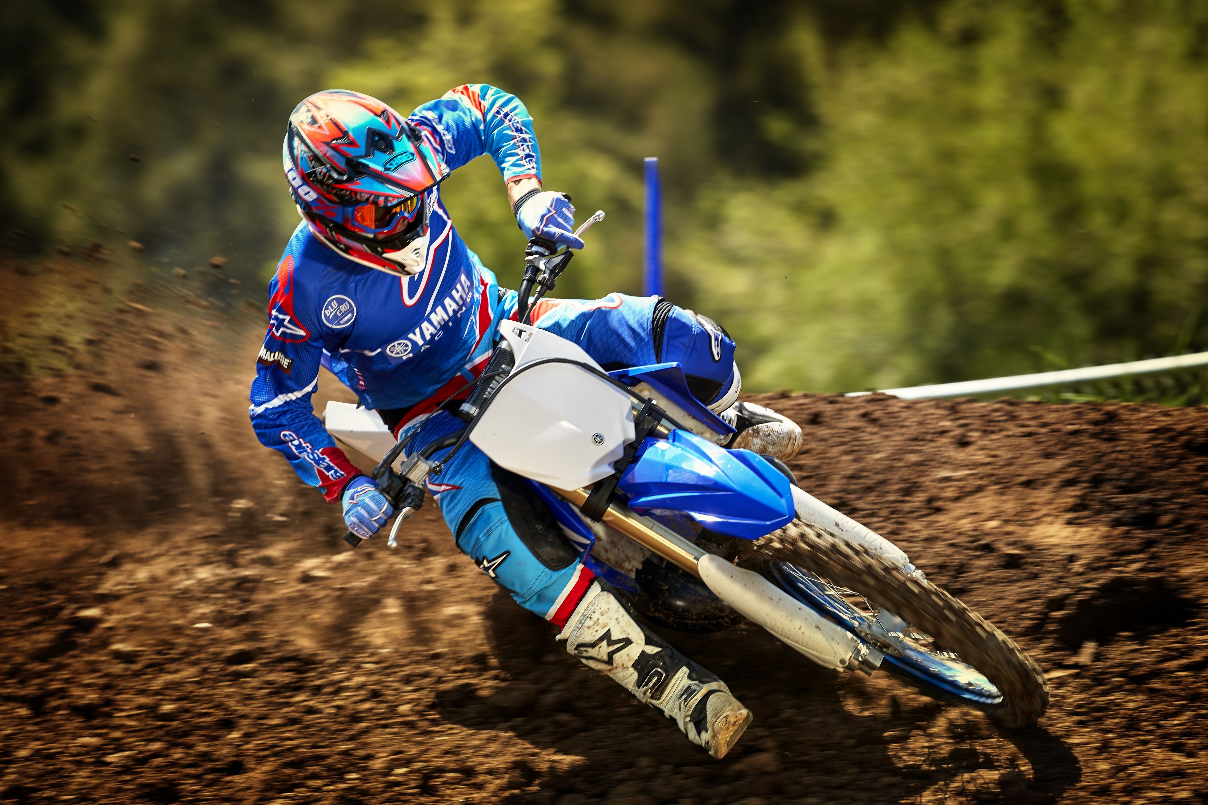 Wallpaper Yamaha YZ Motocross Motorcycle, 4K, Automotive / Bikes,. Wallpaper for iPhone, Android, Mobile and Desktop