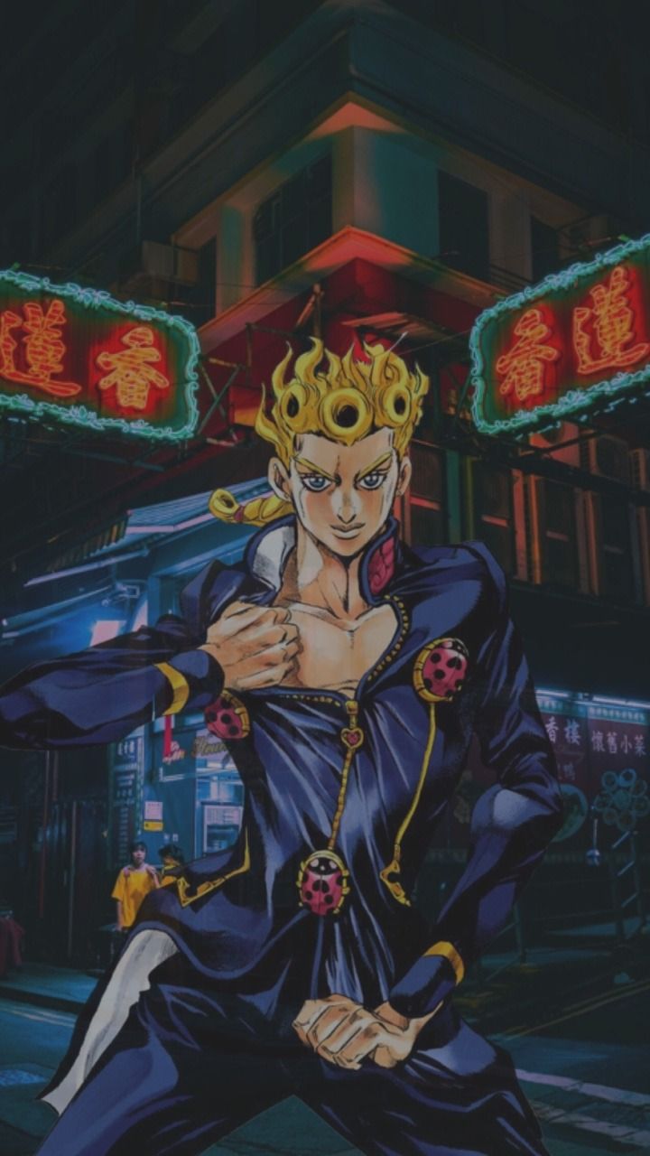 Giorno Giovanna Phone Wallpaper