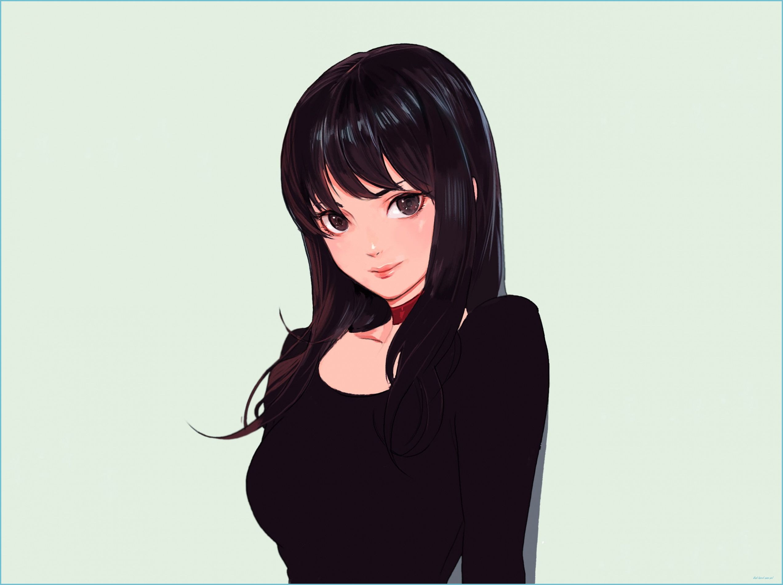 Anime Girl Black Hair Wallpapers - Wallpaper Cave