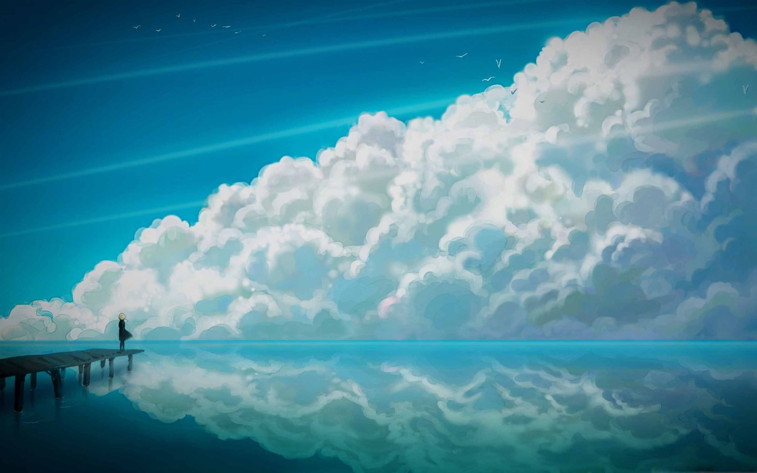 Sky Anime MacBook Air Wallpaper Download