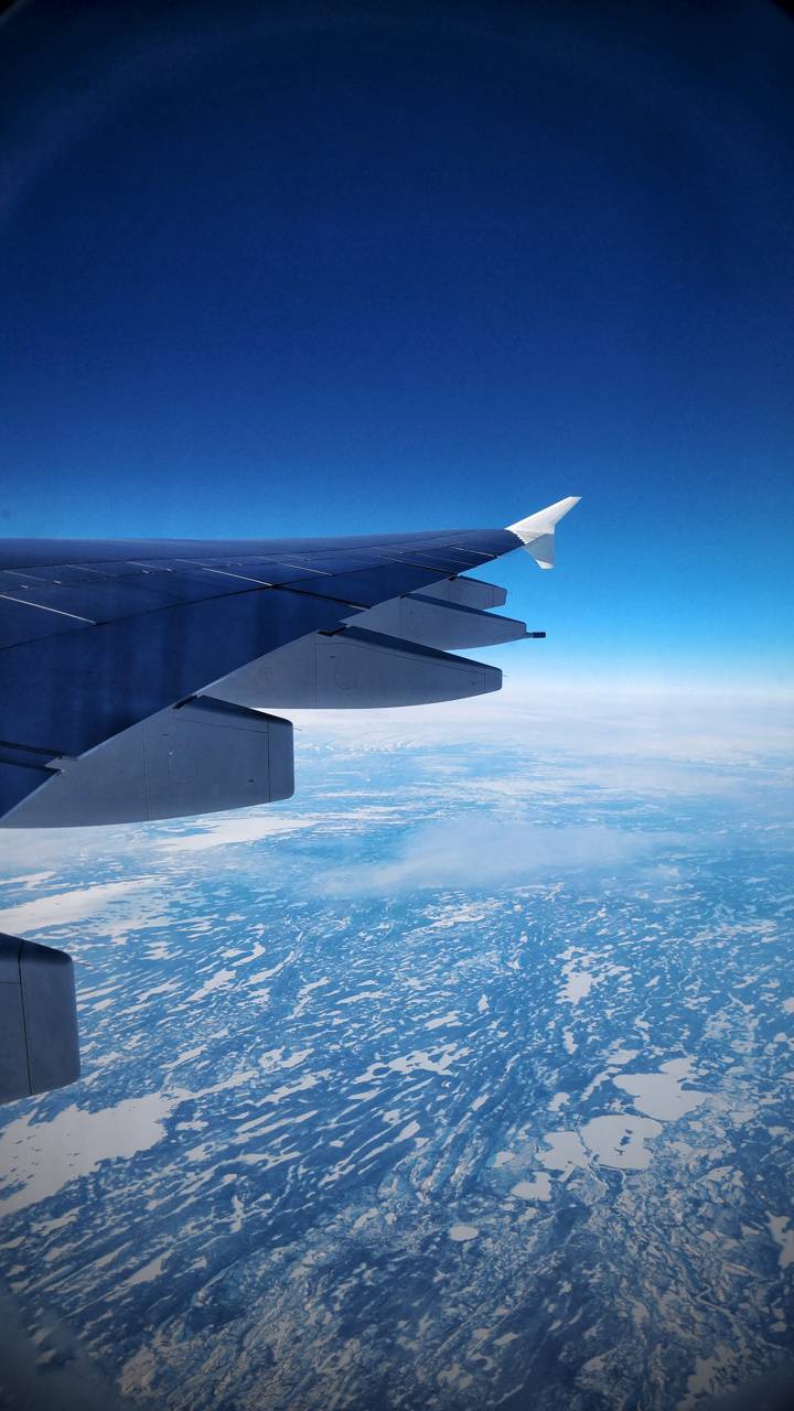 Airplane window wallpaper