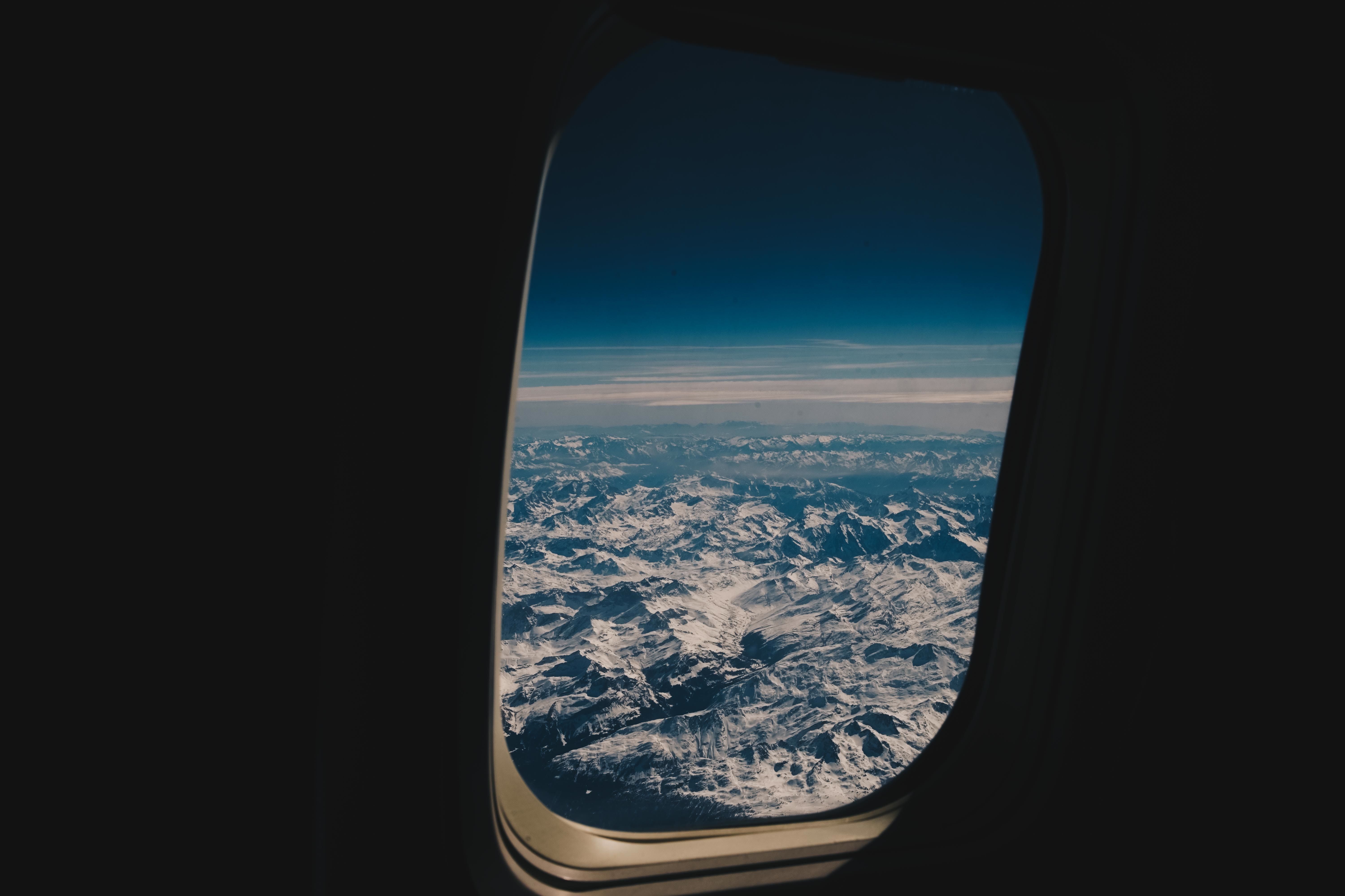#airplane, #clouds, #Flight, #window, #mountains, #sky, wallpaper. Mocah.org HD Wallpaper