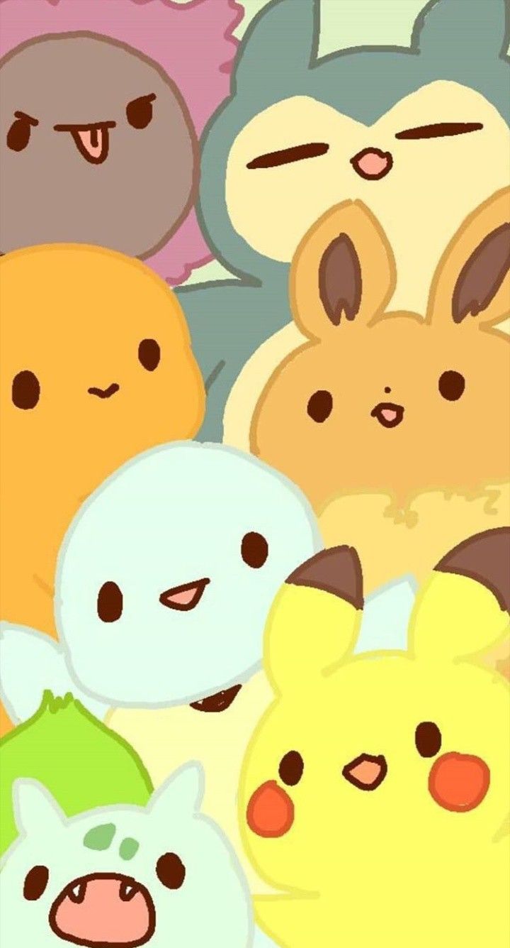 Pokemon. Cute pokemon wallpaper, Cute cartoon wallpaper, Cute pokemon