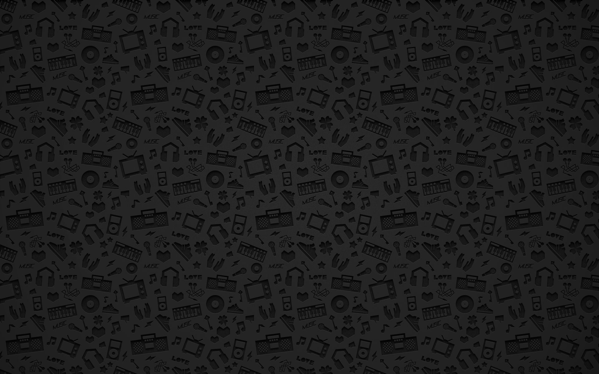 Media Gadgets Dark Pattern Free Wallpaper HD
