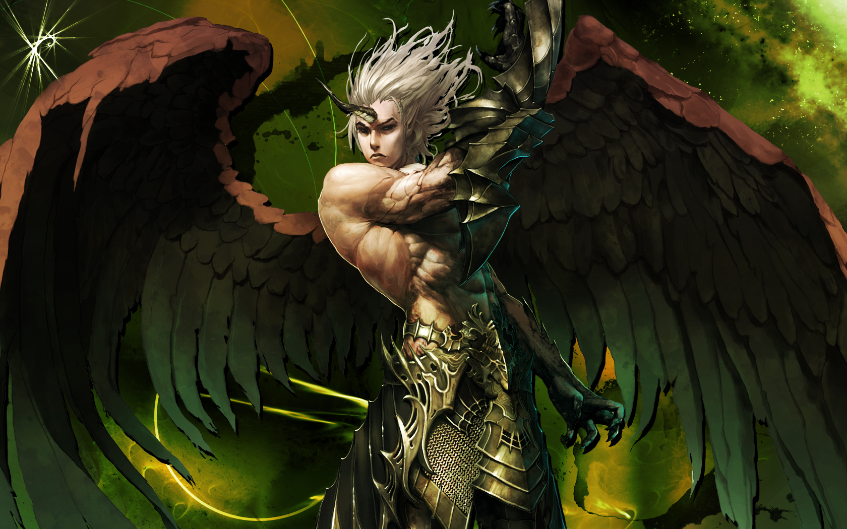 Winged demon wallpapers and image.