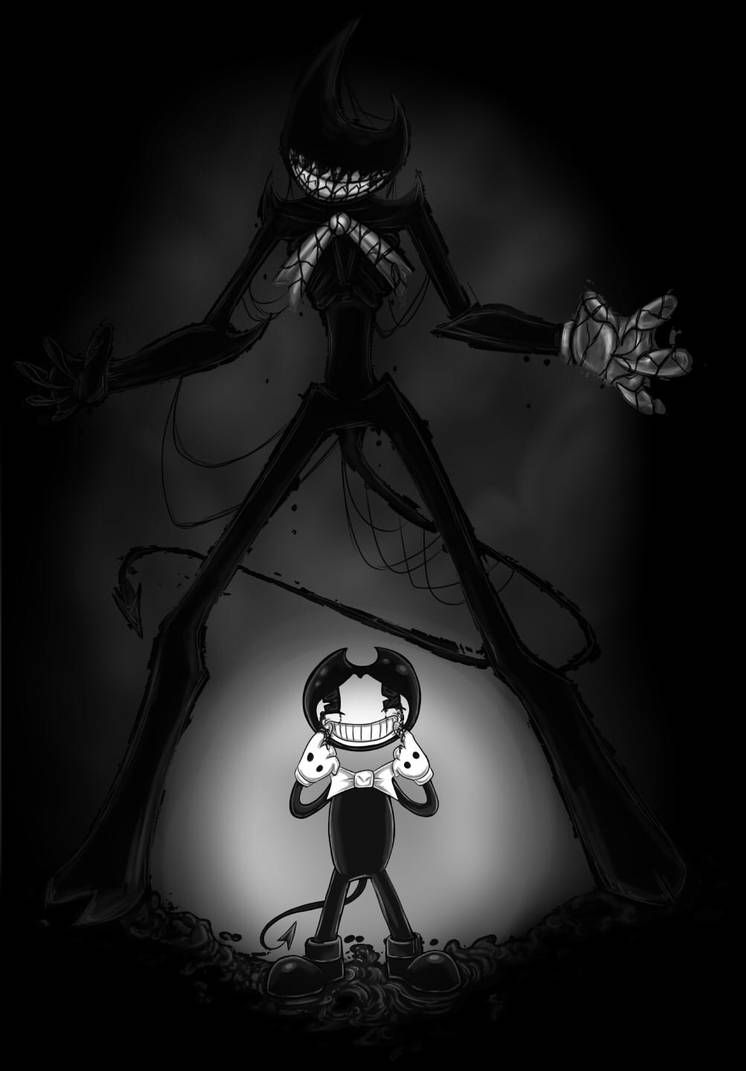 Cursed Smile:. by Kryptangel. Bendy and the ink machine, Witchy wallpaper, Ink