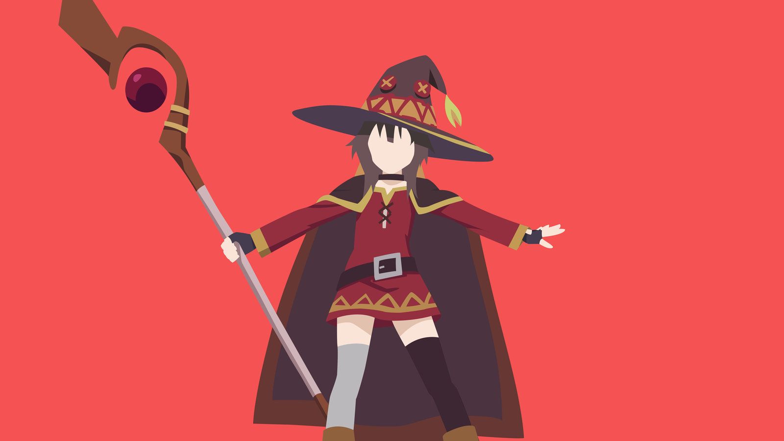 Free download Minimalist Wallpaper Megumin [Konosuba] by MrTapoz kun [1600x900] for your Desktop, Mobile & Tablet. Explore Megumin Wallpaper. Megumin Wallpaper