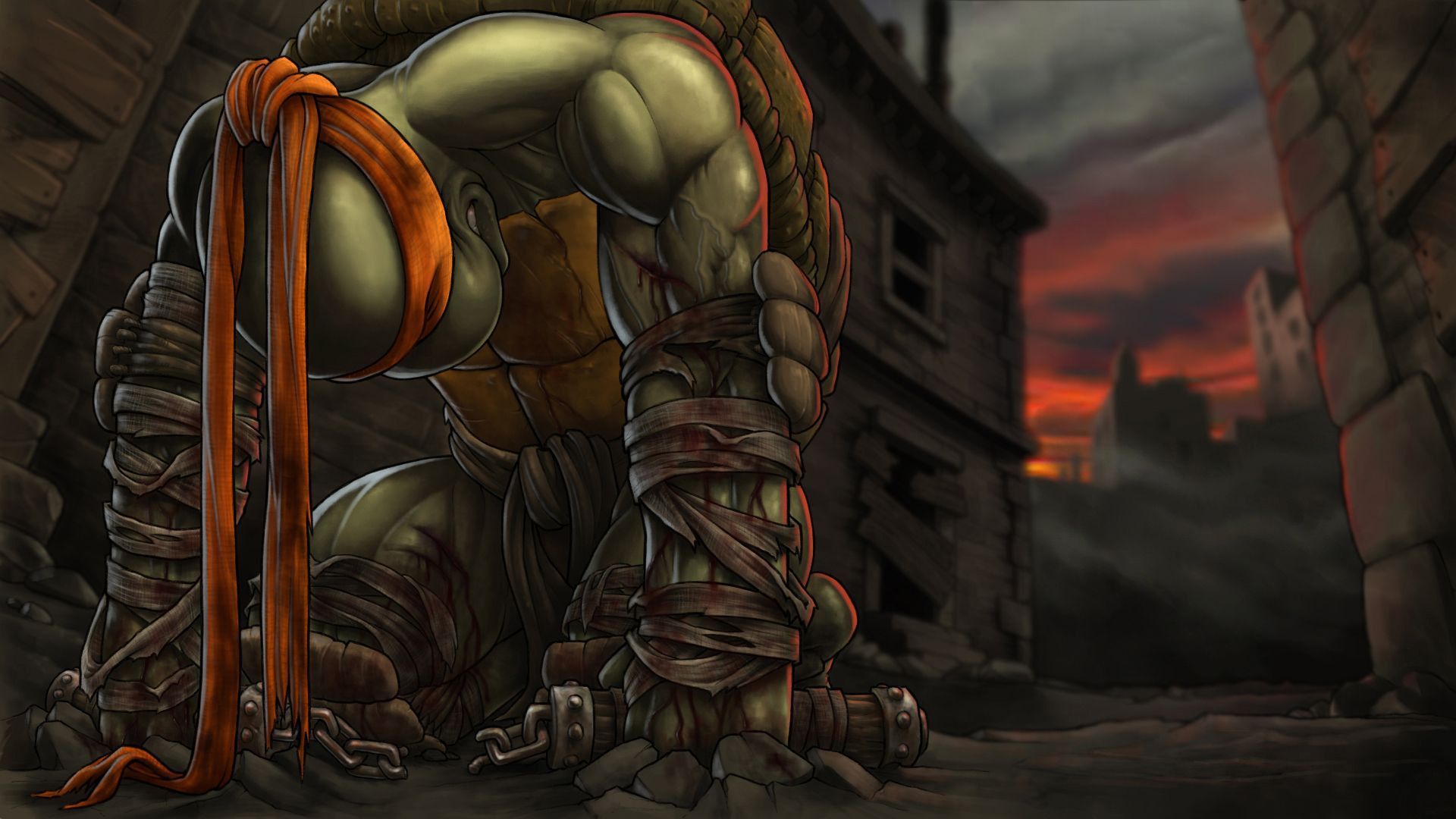 Teenage Mutant Ninja Turtles Michelangelo Wallpaper