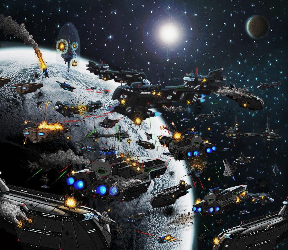 Star Wars Space Battle Wallpaper