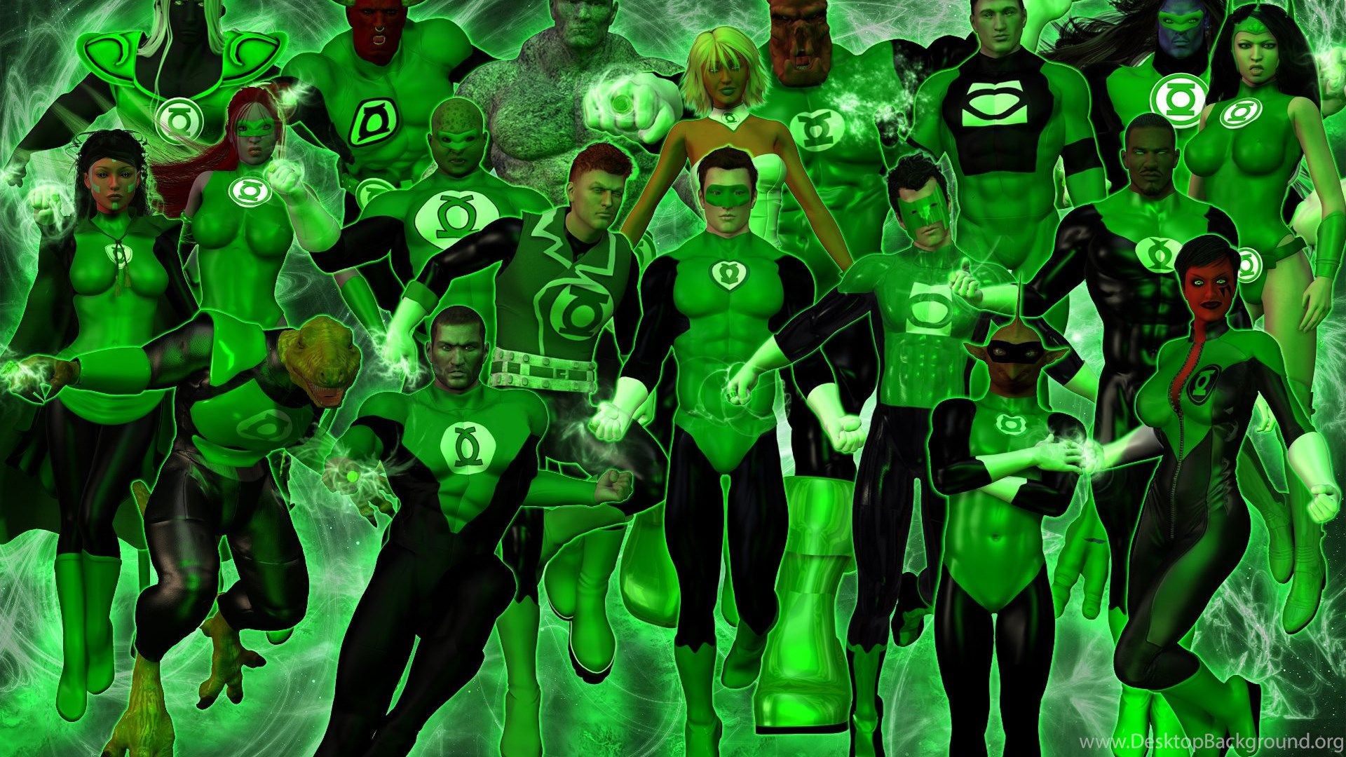 Free Green Lantern Corps Wallpaper Image « Wallx Desktop Background