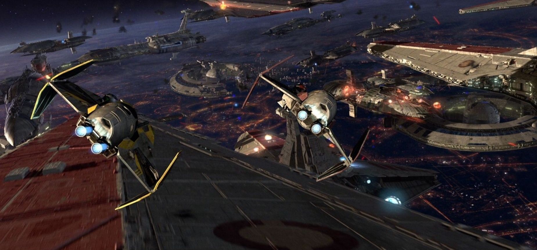 Star Wars Space Battle Background