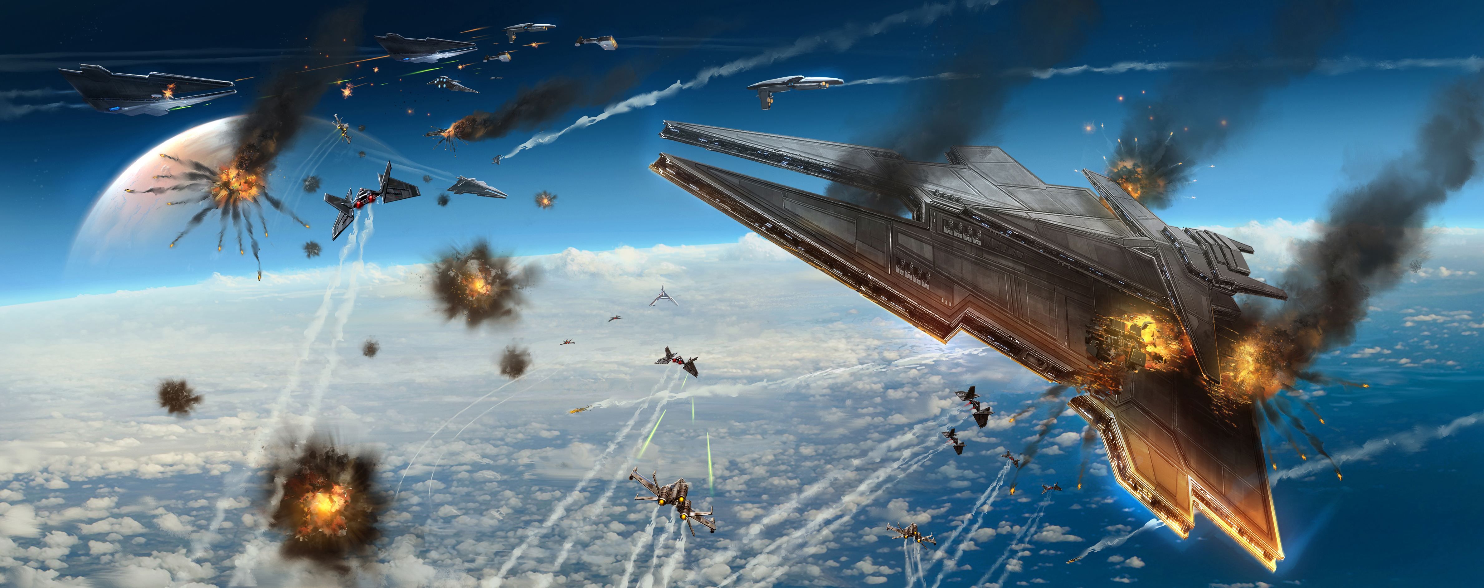 Free download Space War HD Wallpaper Aircraft Wallpaper [4757x1885] for your Desktop, Mobile & Tablet. Explore Space War Wallpaper. Civil War Wallpaper, God Of War Wallpaper, Space Wallpaper for Walls