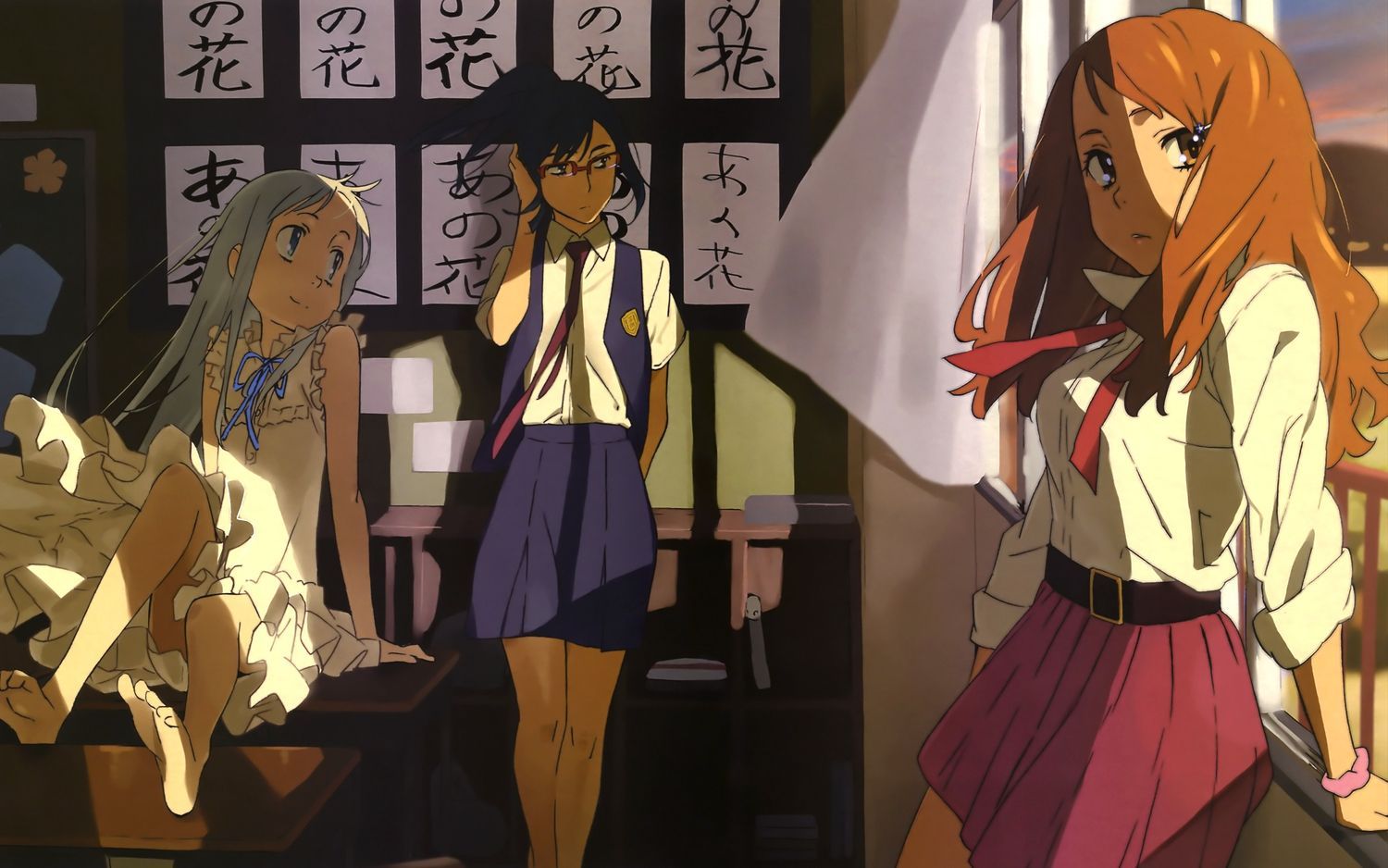 Honma, Tsurumi & Anjou Computer Wallpaper, Desktop Backgroundx938. Anohana, Anime, Otaku anime
