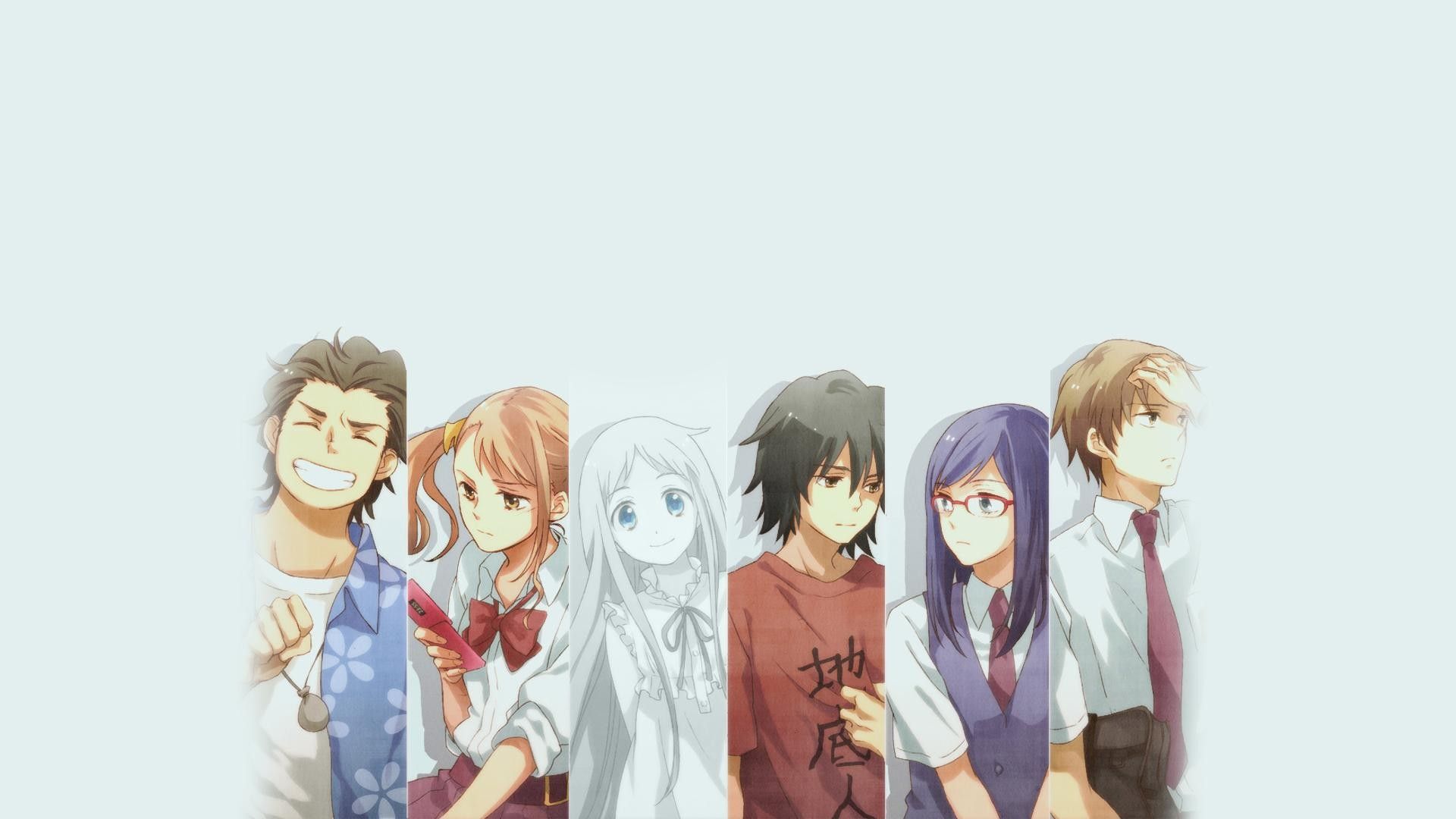 We Still Dont Know the Name of the Flower We Saw That Day, Matsuyuki Atsumu, Tsurumi Chiriko, Yadomi Jinta, Honma Meiko, Anjou Naruko, Hisakawa Tetsudou, Poppo wallpaper