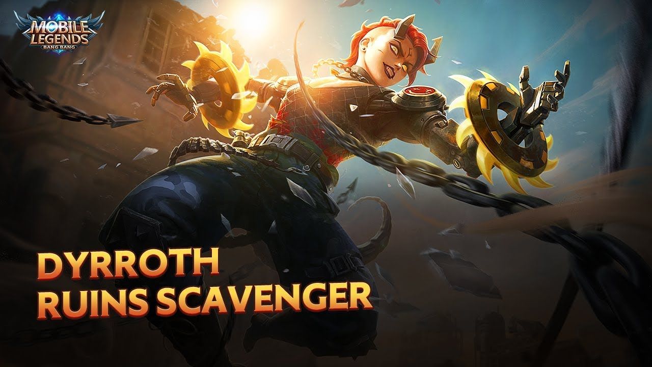 Dyrroth Starlight Skin. Ruins Scavenger. Mobile Legends: Bang Bang