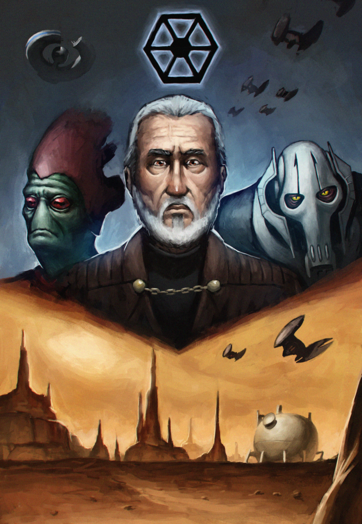Separatists Council. Star wars characters picture, Star wars artwork, Star wars episodes