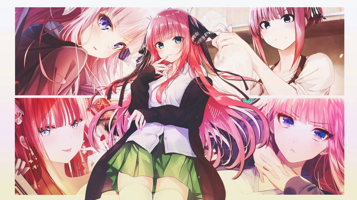 Personagens de anime Quintessential Quintuplets HD baixar papel de parede