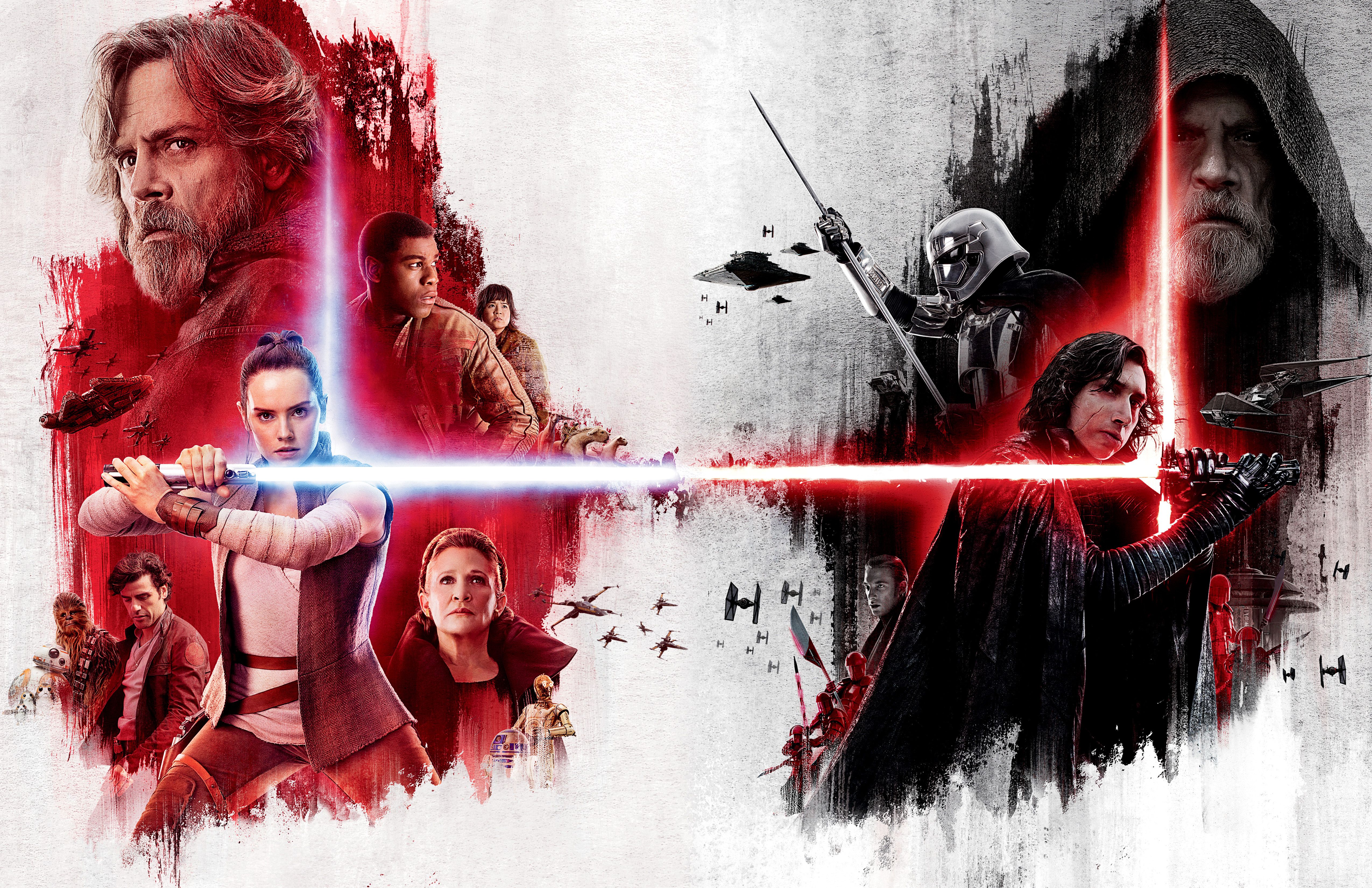 Image Star Wars: The Last Jedi Daisy Ridley Warriors 5100x3300