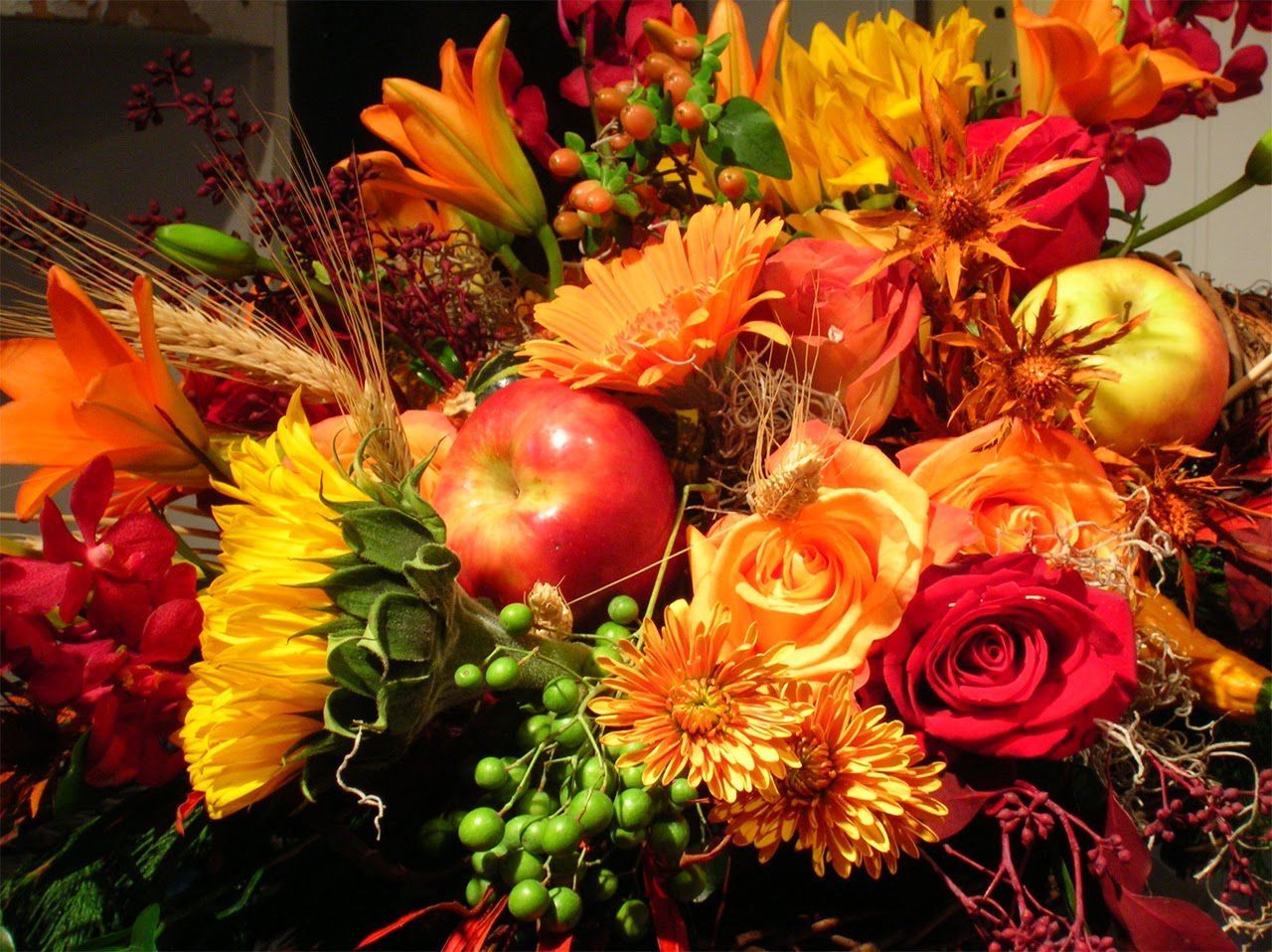 Thanksgiving Floral Wallpaper Free Thanksgiving Floral Background