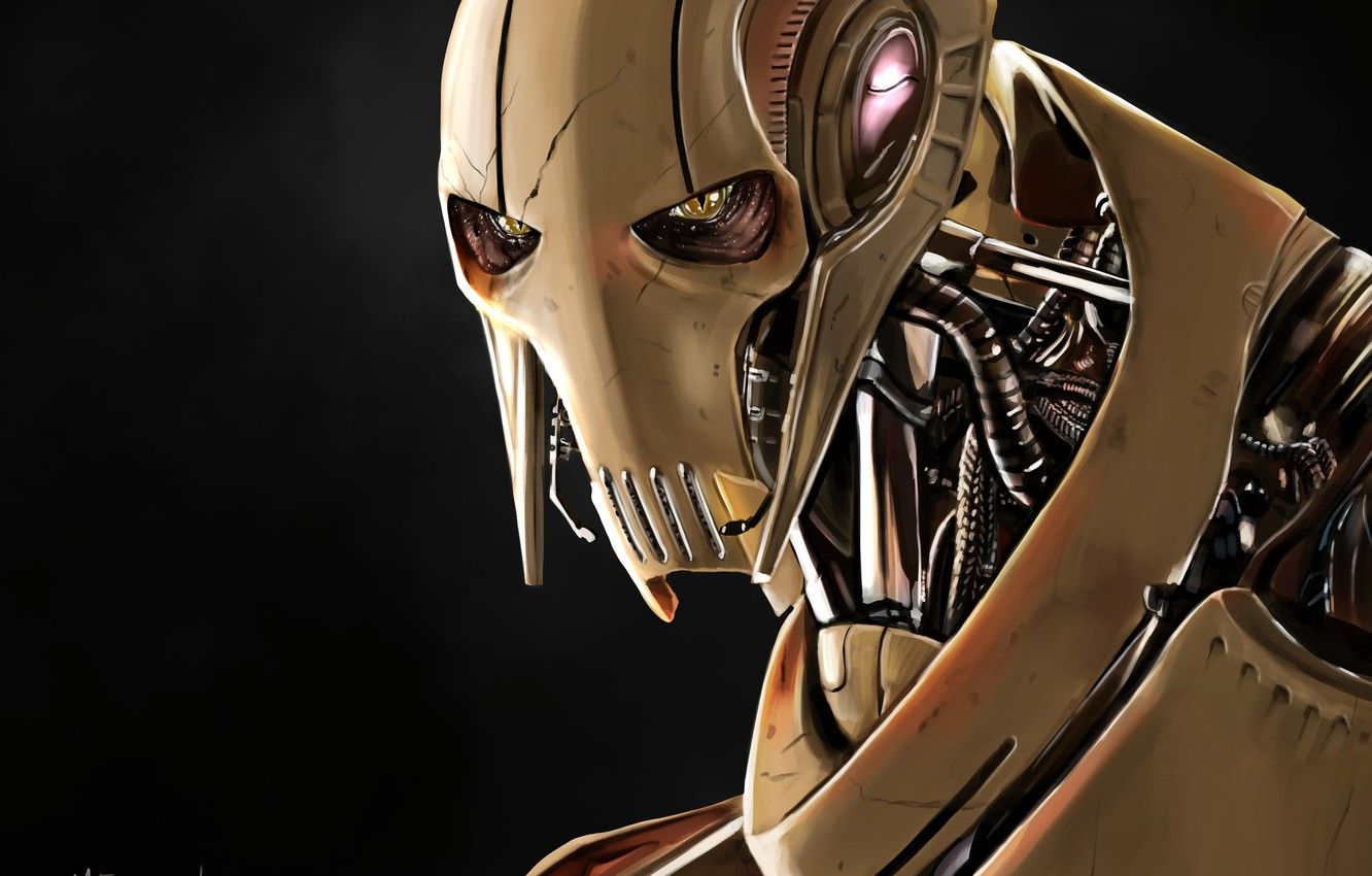 Wallpaper Star Wars, General Grievous, Cyborg, Qymaen Jai Shelal, The Confederacy of independent systems, Supreme commander of the droid Army image for desktop, section фантастика