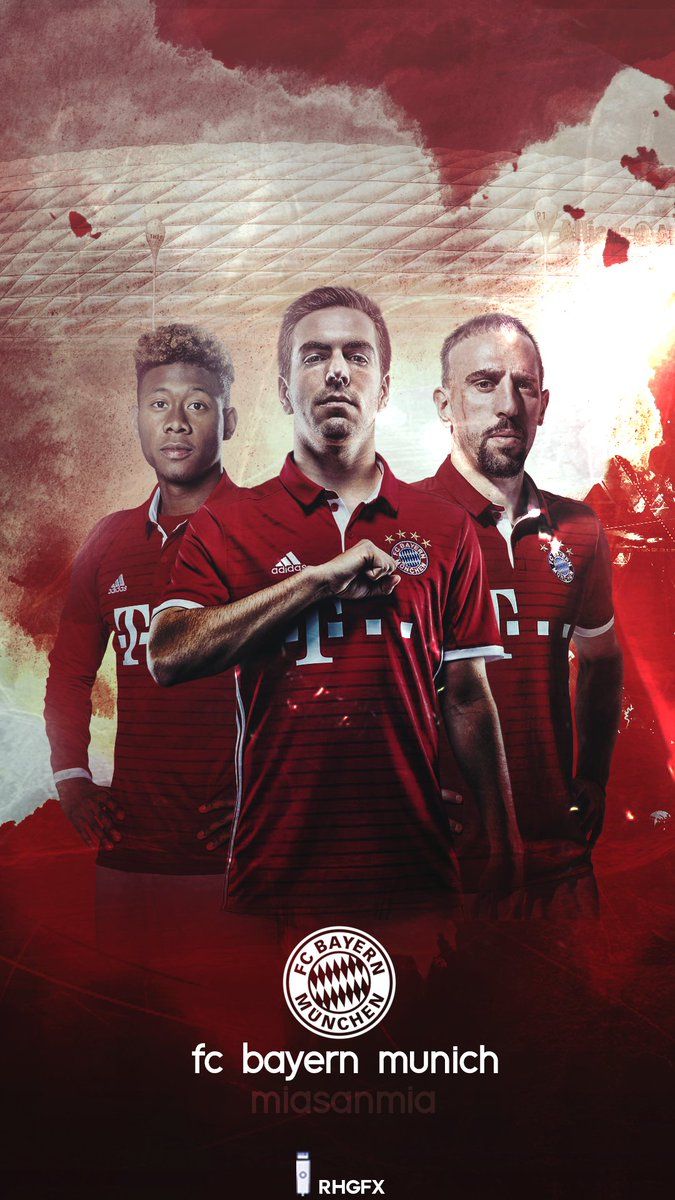 RHGFX Bayern Munich Lockscreen Wallpaper #miasanmia #lockscreen RTs Please