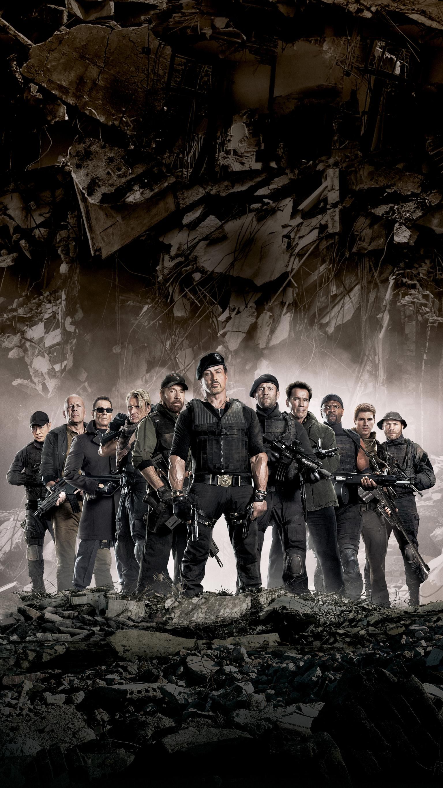 The Expendables 2 (2012) Phone Wallpaper. Moviemania. The expendables, Film prints, Poster