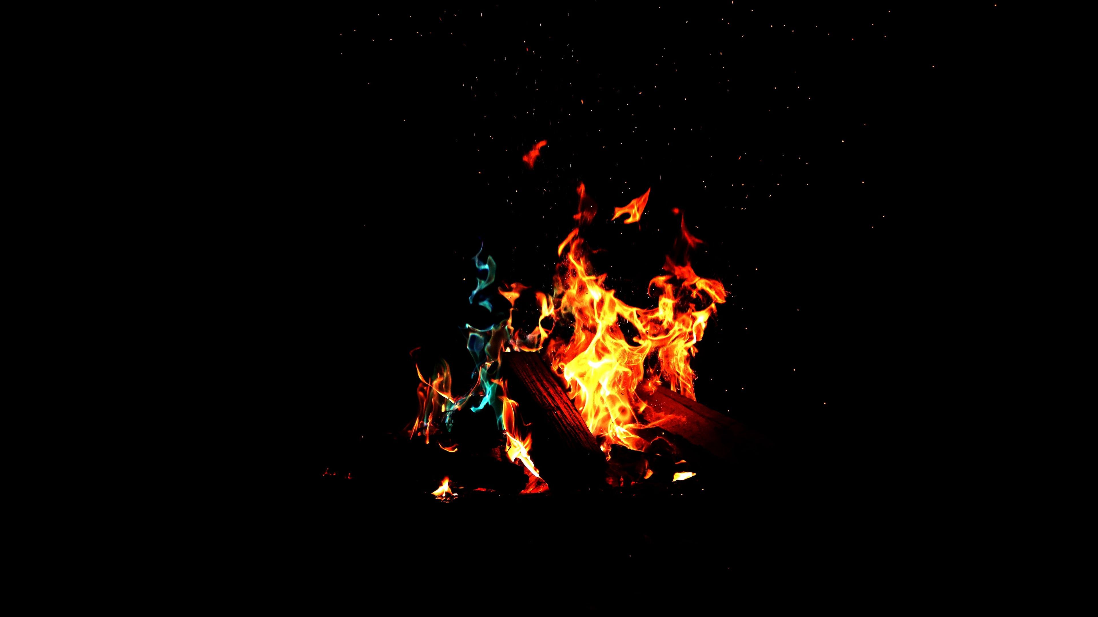 Wallpaper 4k fire, flame, dark 4k Dark, Fire, flame. Black wallpaper, Red wallpaper, Light my fire