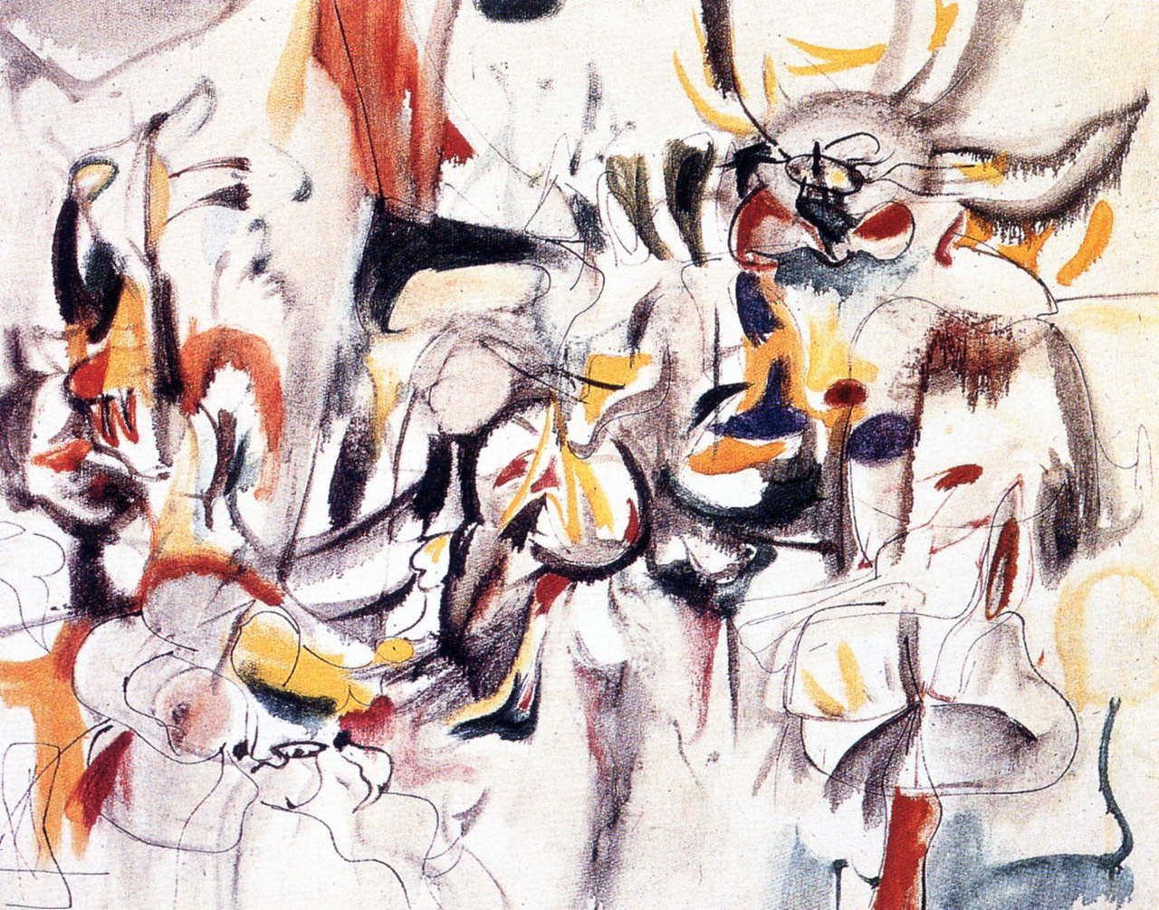 Arshile Gorky: To Project, To Conjure (1944). Expressionnisme abstrait, Abstrait, Peinture
