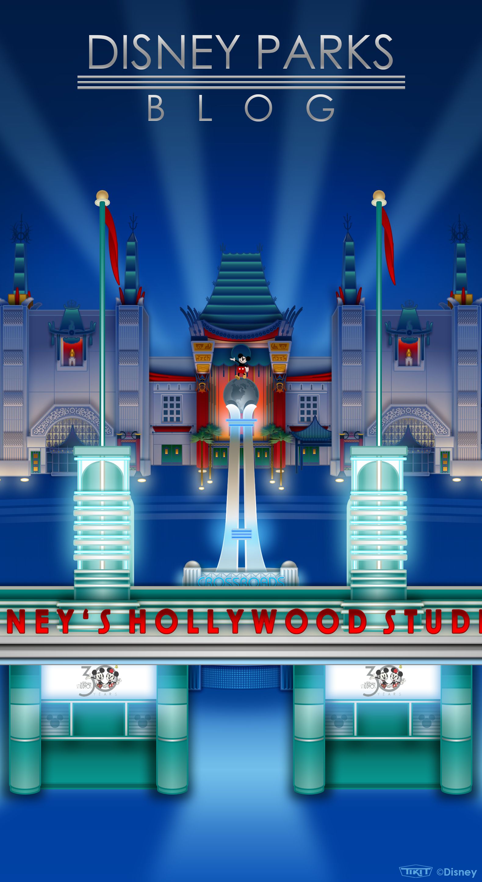 Disney's Hollywood Studios 30th Anniversary Wallpaper