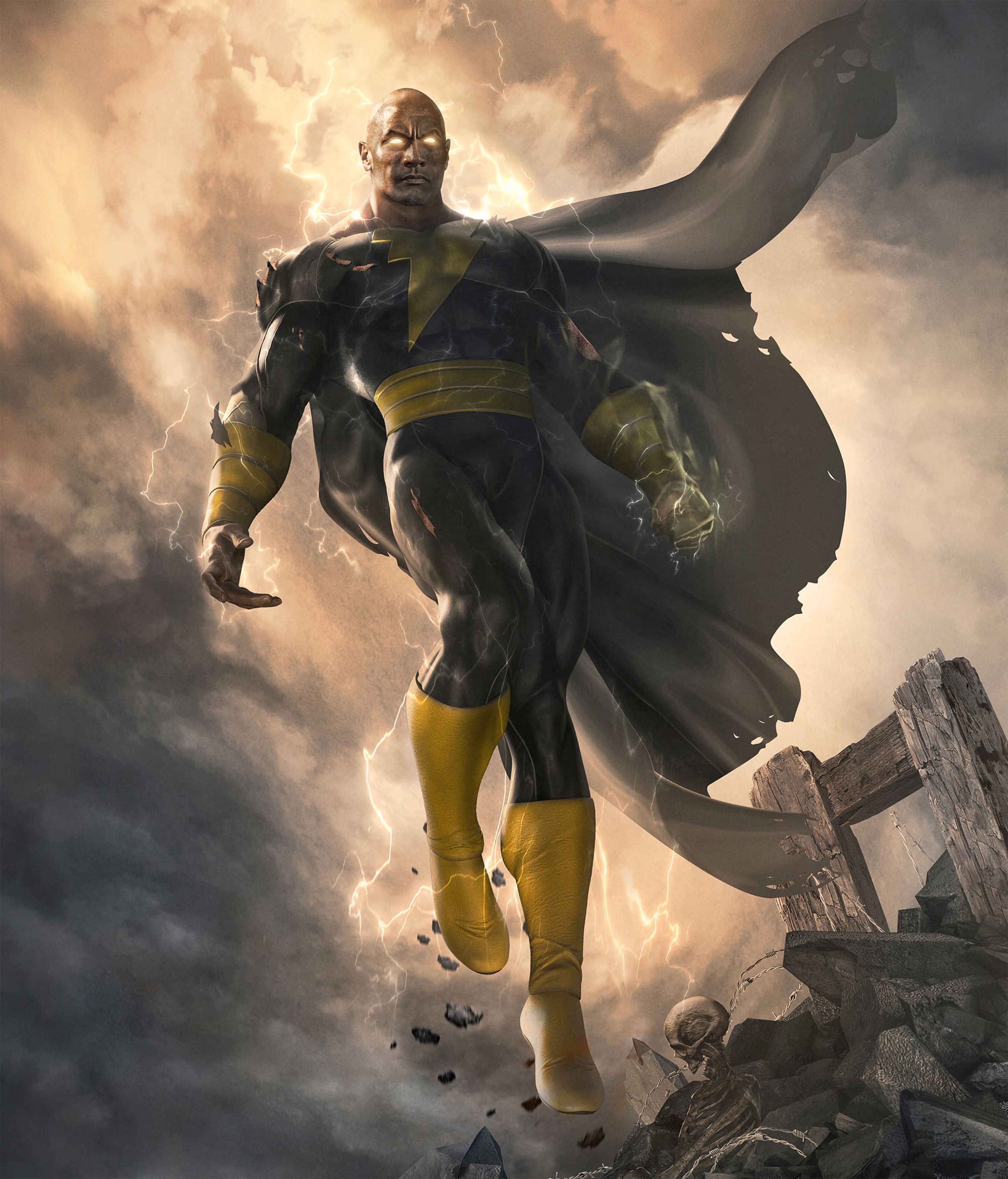 Black Adam The Rock Art HD Wallpapers - Wallpaper Cave