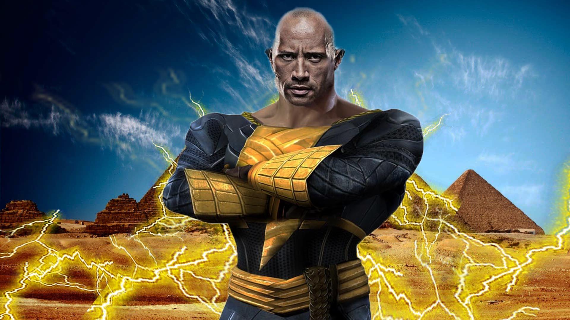 FANART: I made this fan art of the rock as Black Adam, so hyped to see him as the villain for the next superman movie!!, DC_Cinematic
