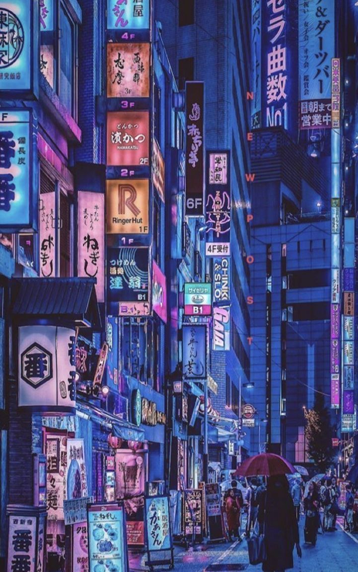 Neon Anime Aesthetic Wallpapers - Wallpaper Cave
