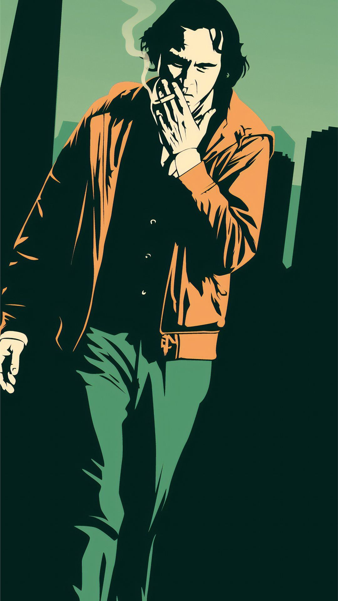 joaquin phoenix smoking fanart 4k iPhone Wallpaper Free Download