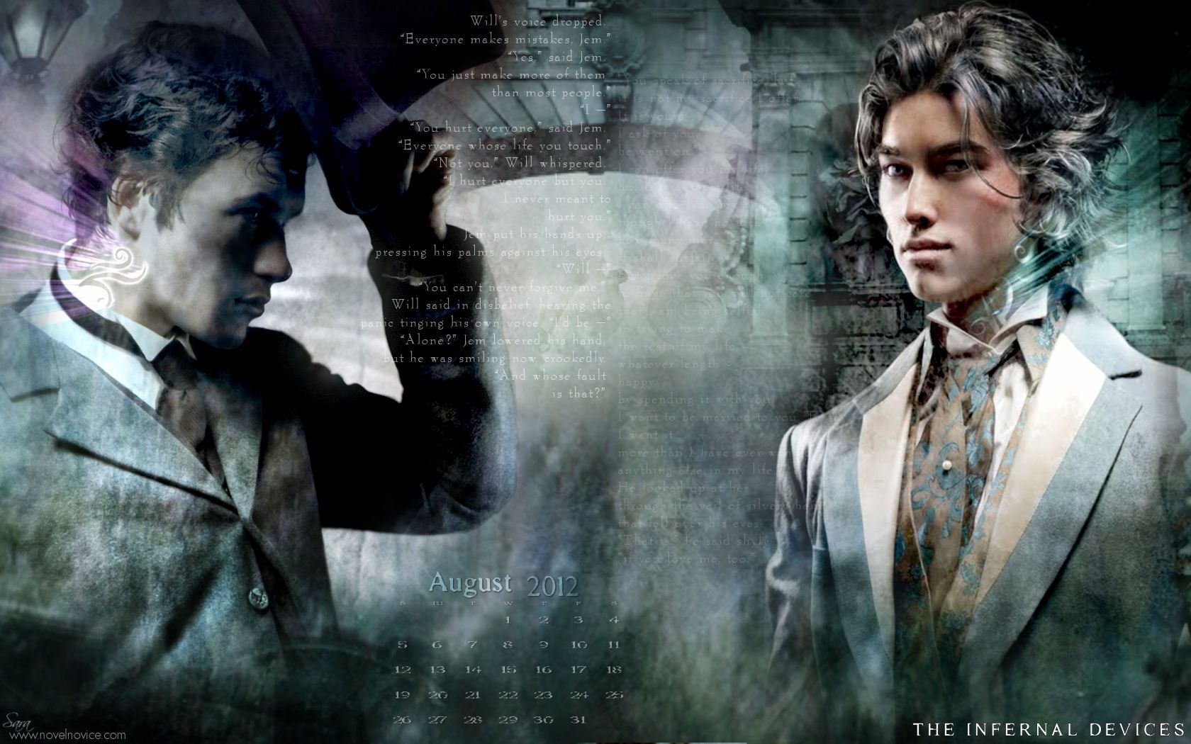 Will and Jem Infernal Devices Wallpaper