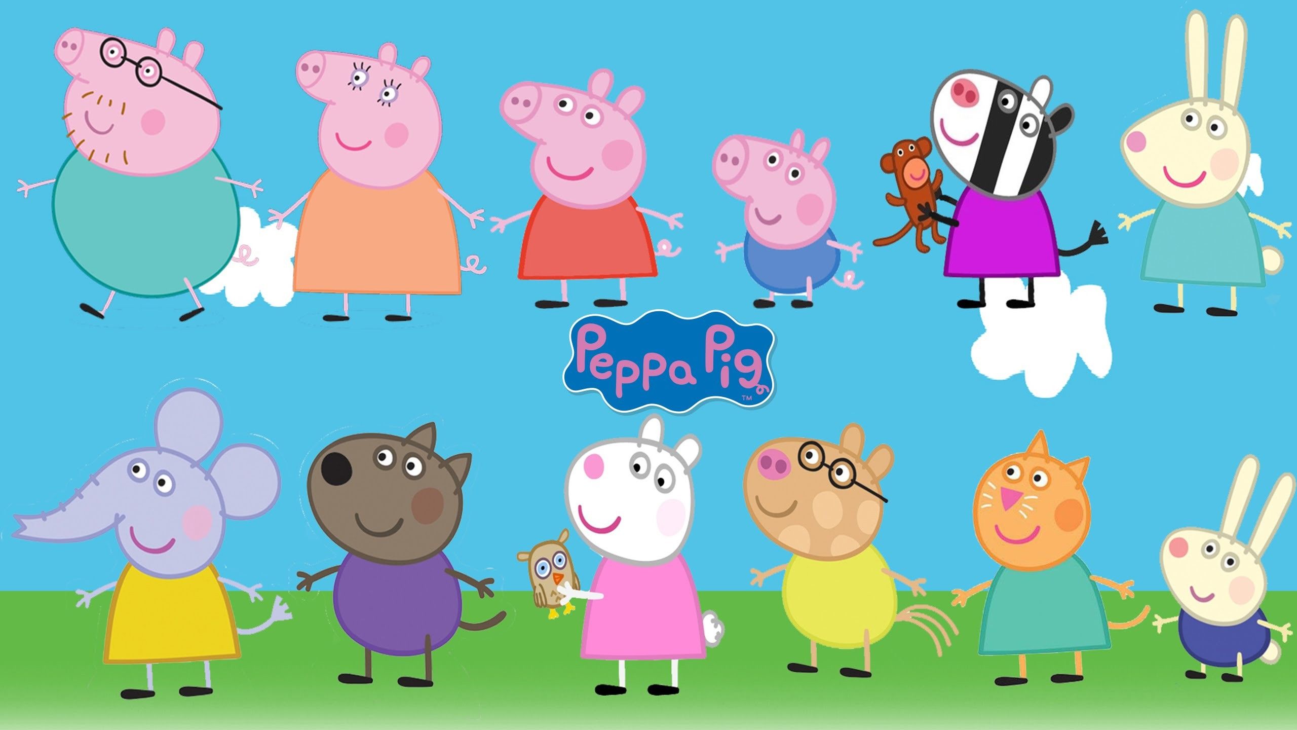 Aesthetic High Resolution Peppa Pig Background