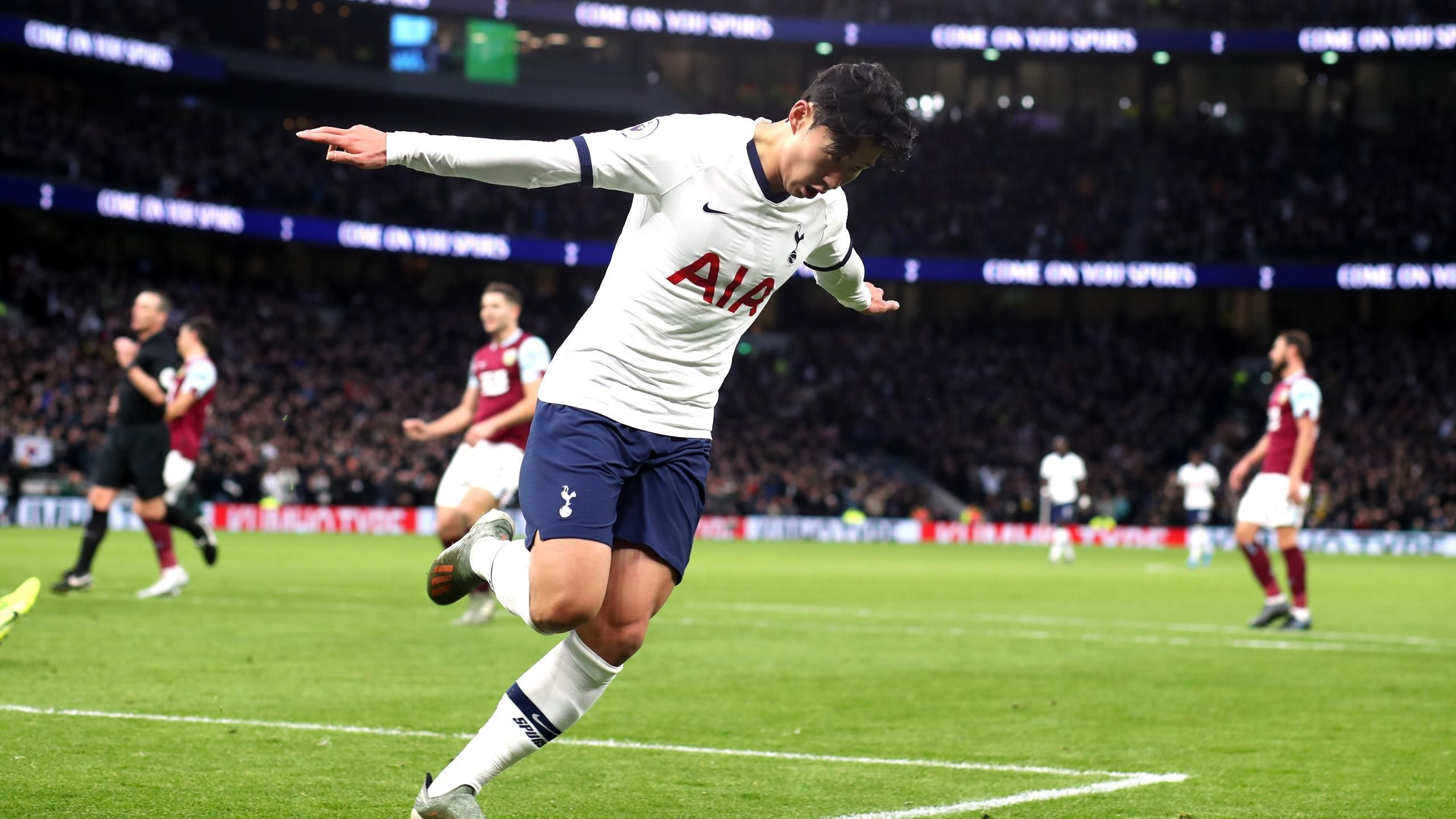 Football News Heung Min Scores Solo Delight As Tottenham Crush Burnley